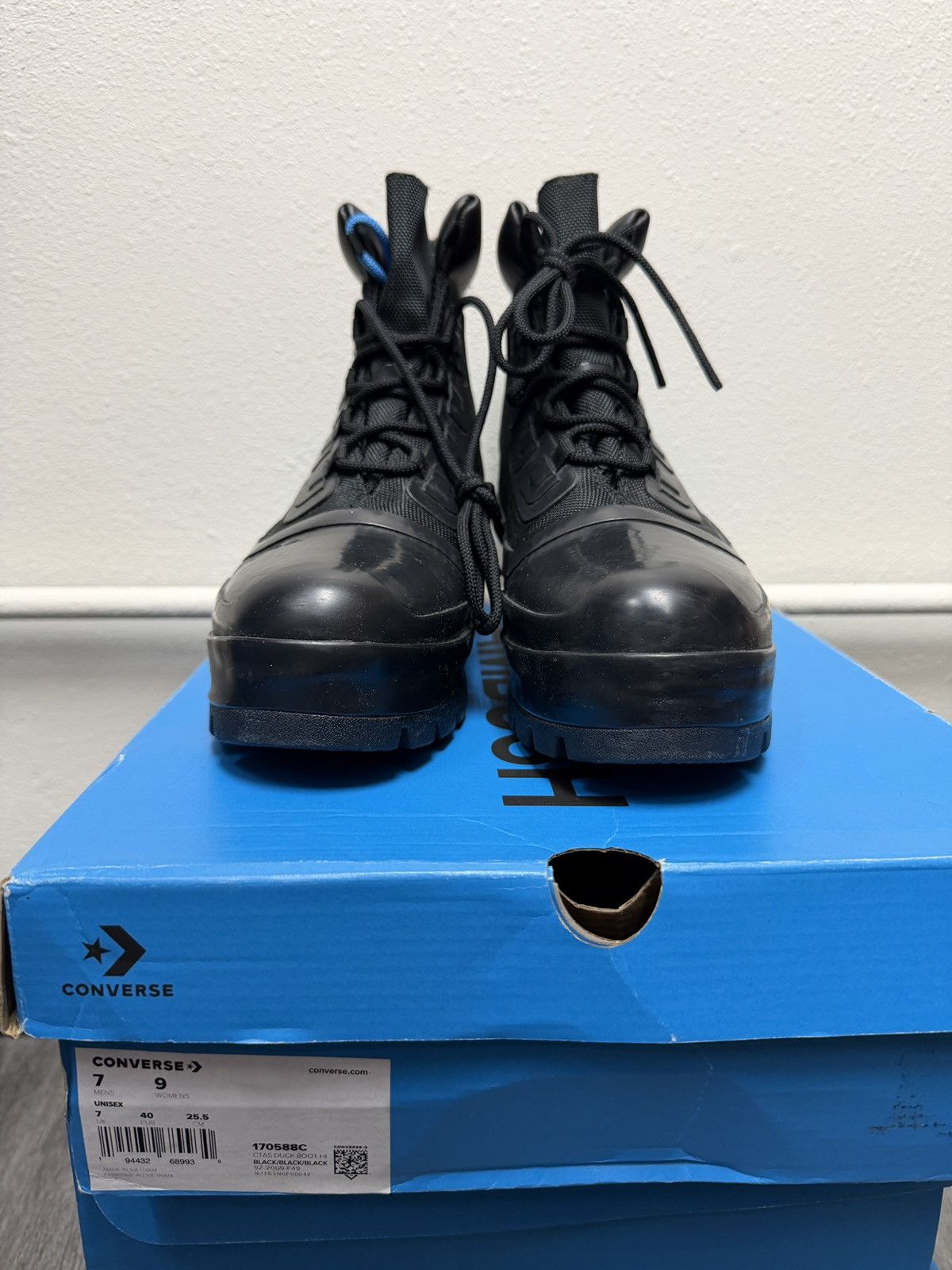 Ambush Design × Converse Converse x Ambush CTAS Duck Boot Black Canvas Womens Size US 9 / IT 39 - 2 Thumbnail