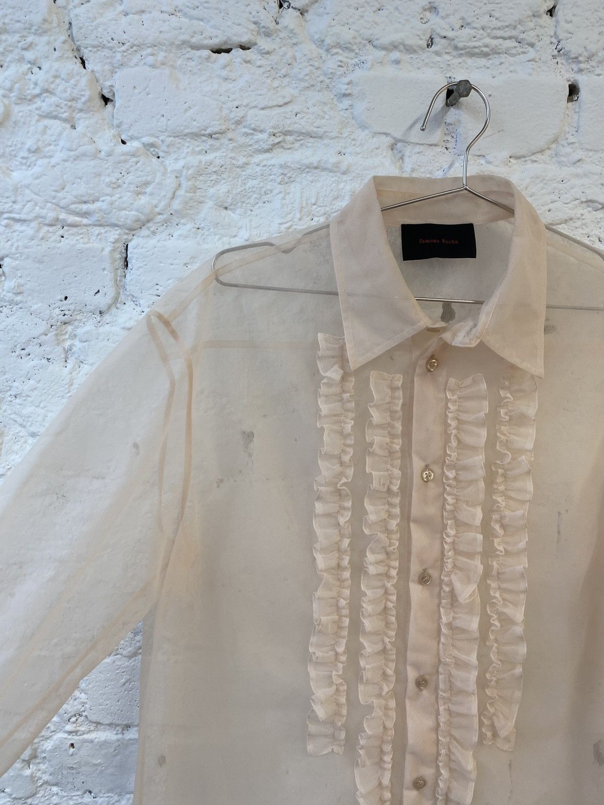 Simone Rocha Simone Rocha Tulle Ruffle Shirt Size US M / EU 48-50 / 2 - 4 Thumbnail