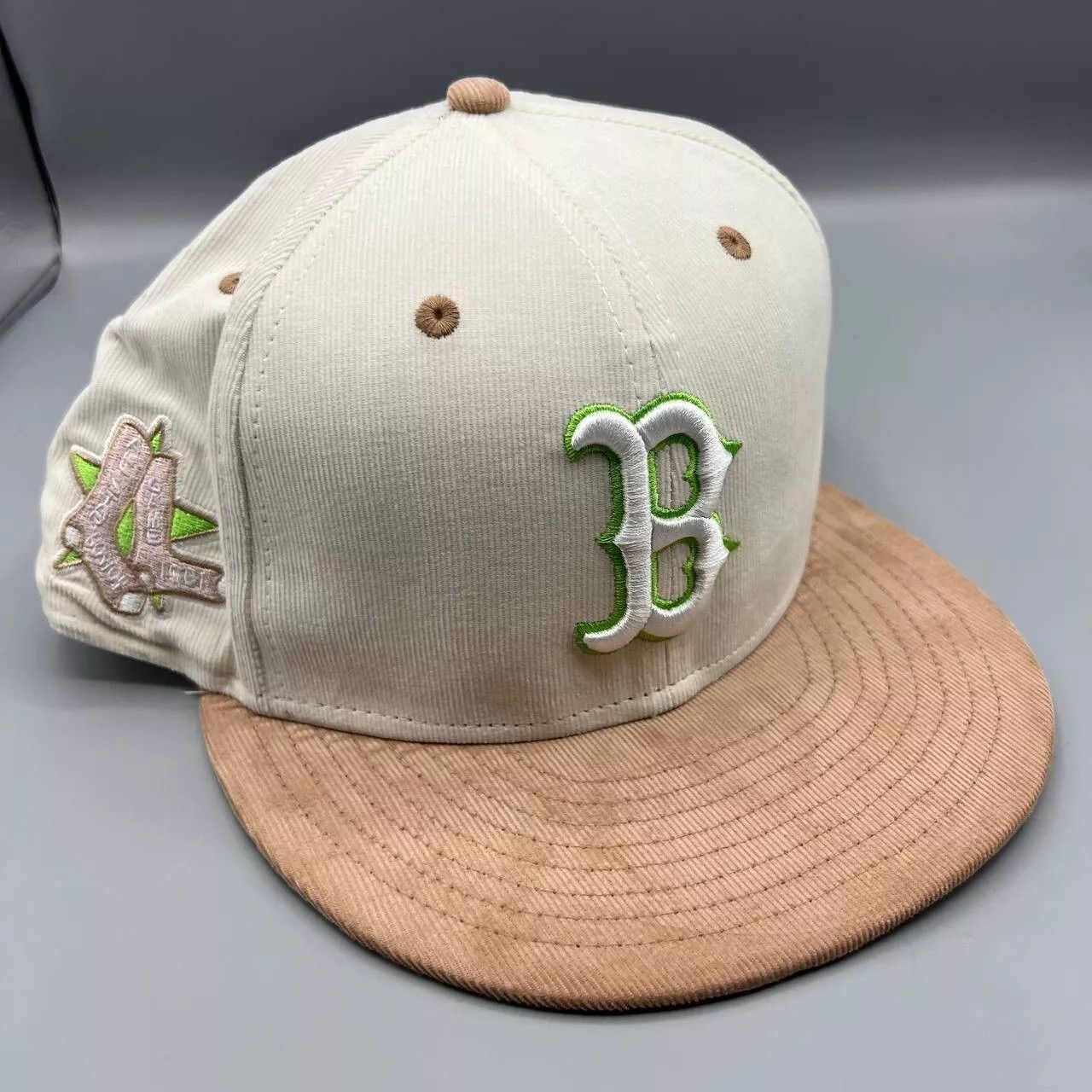 New Era Boston Red Sox Hat Men 7 1/2 59Fifty New Era Fitted Cap New Size ONE SIZE - 1 Thumbnail