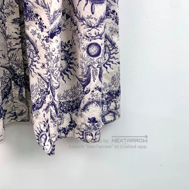 Dior Dior Colour-blocked sunflower full-print cotton short-slee Size S / US 4 / IT 40 - 4 Thumbnail