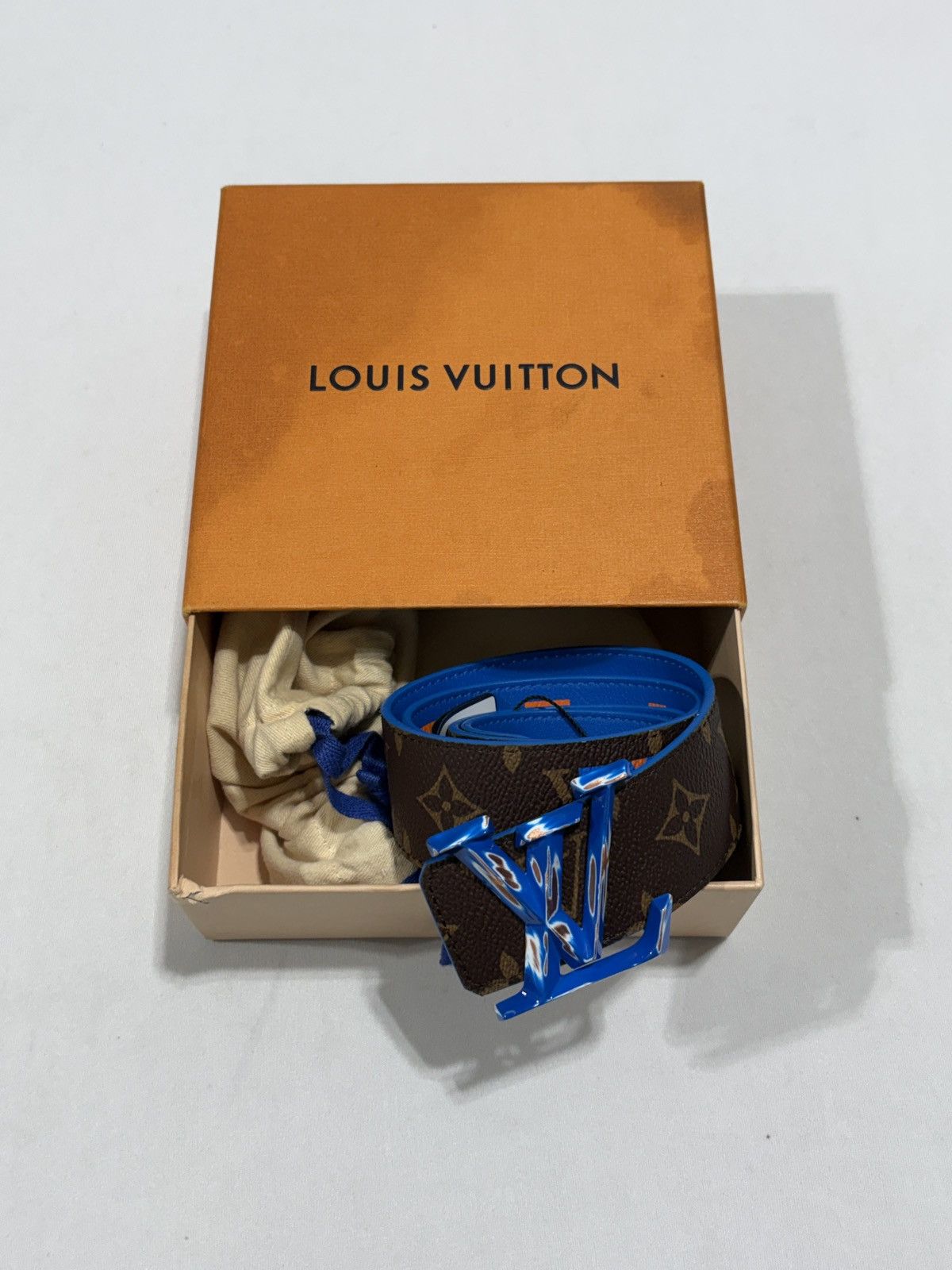 Louis Vuitton × NBA Louis Vuitton Virgil Abloh Pyramide Cities New York Belts Size 36 - 1 Thumbnail