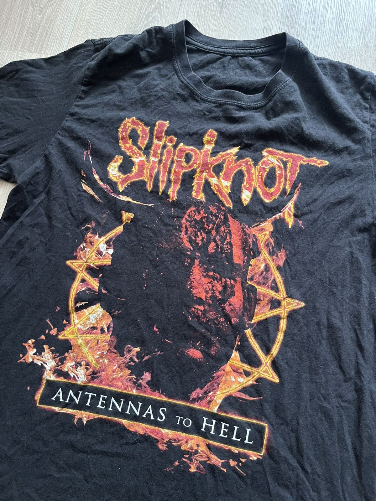 Band Tees × Slipknot Vintage Slipknot Antennas to Hell T-shirt Size US S / EU 44-46 / 1 - 2 Thumbnail