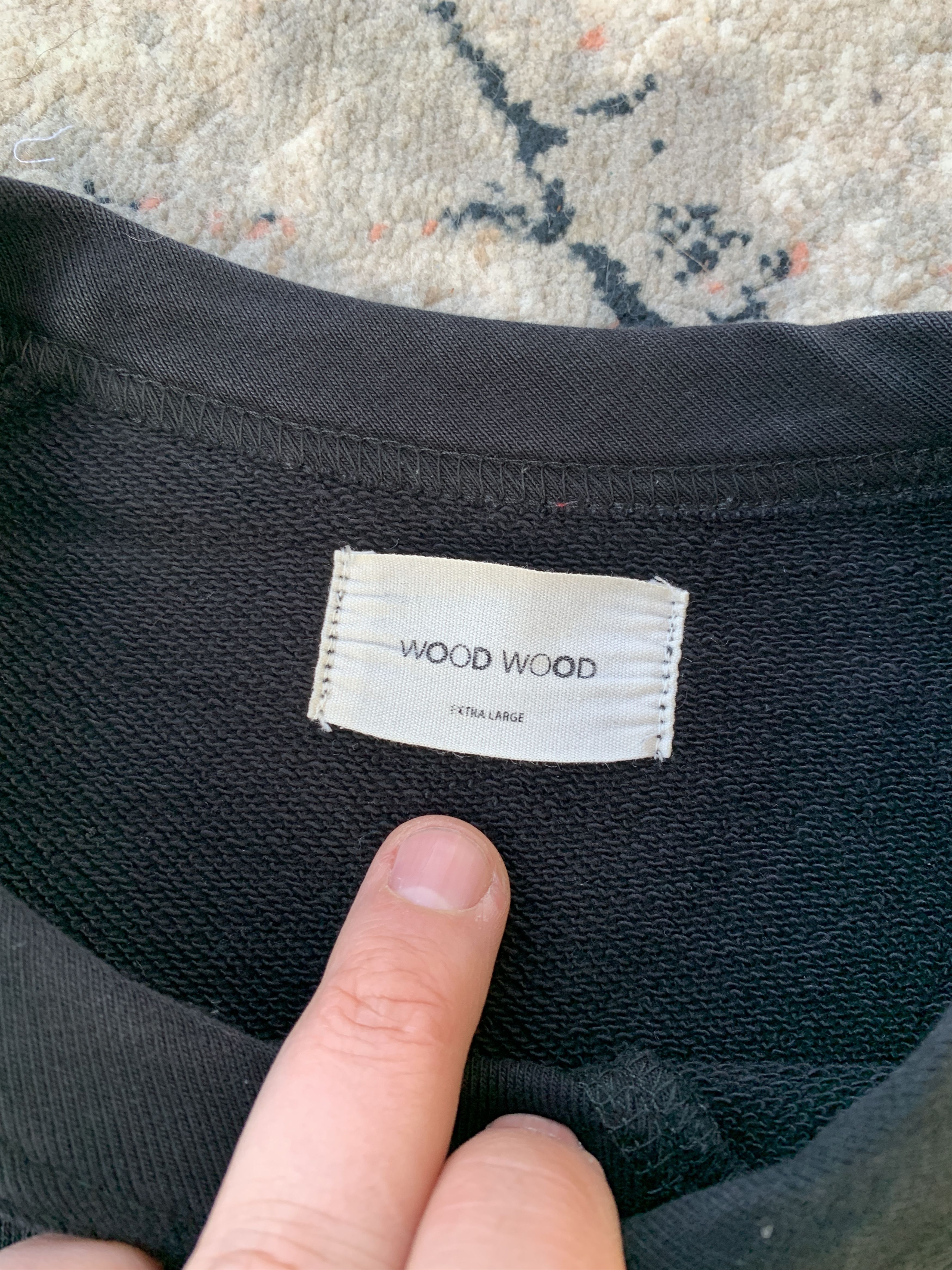 Wood Wood Wood Wood Sweatshirt Size US XL / EU 56 / 4 - 5 Thumbnail