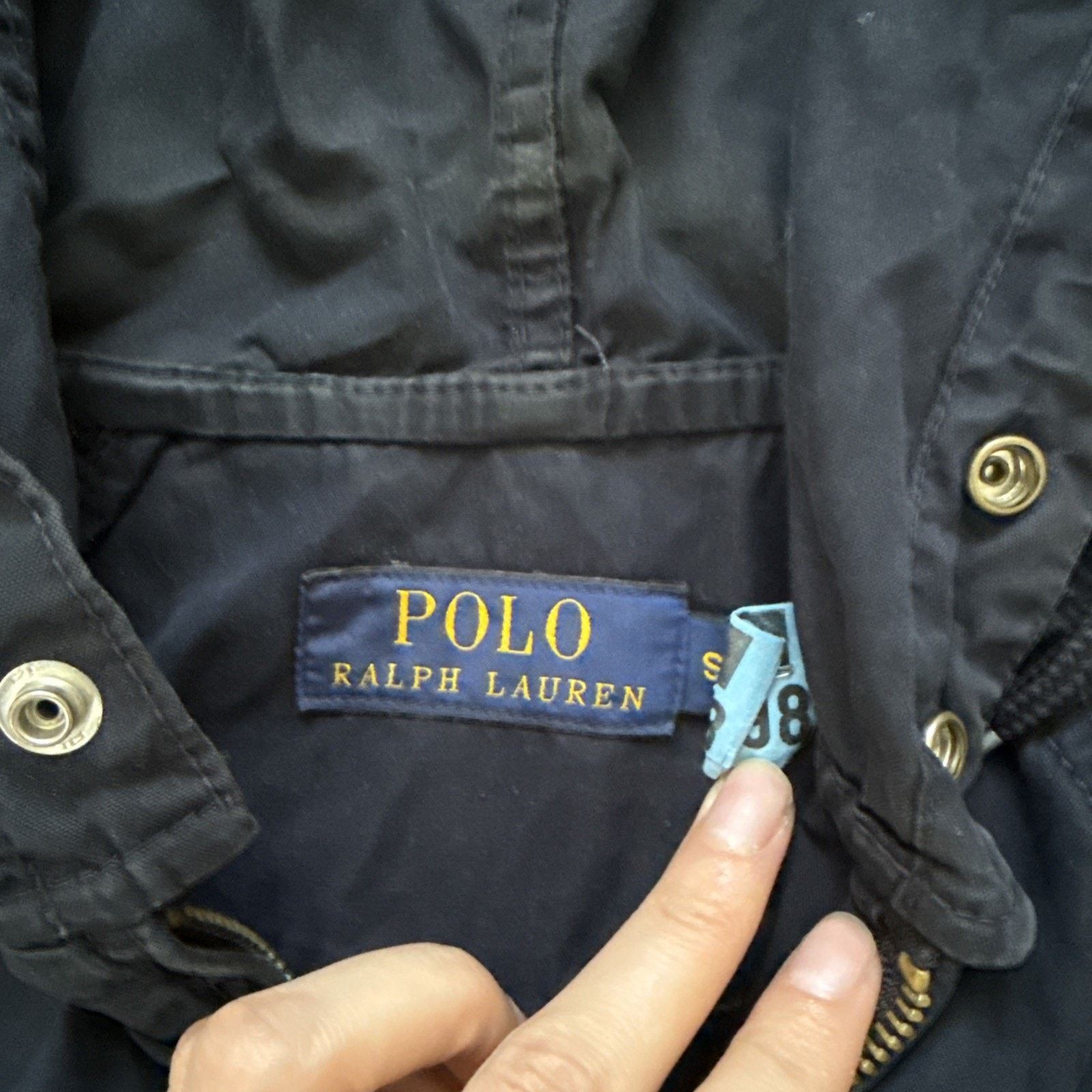 Polo Ralph Lauren Vintage POLO RALPH LAUREN Navy Zip Front Jacket sz S Size US S / EU 44-46 / 1 - 7 Thumbnail