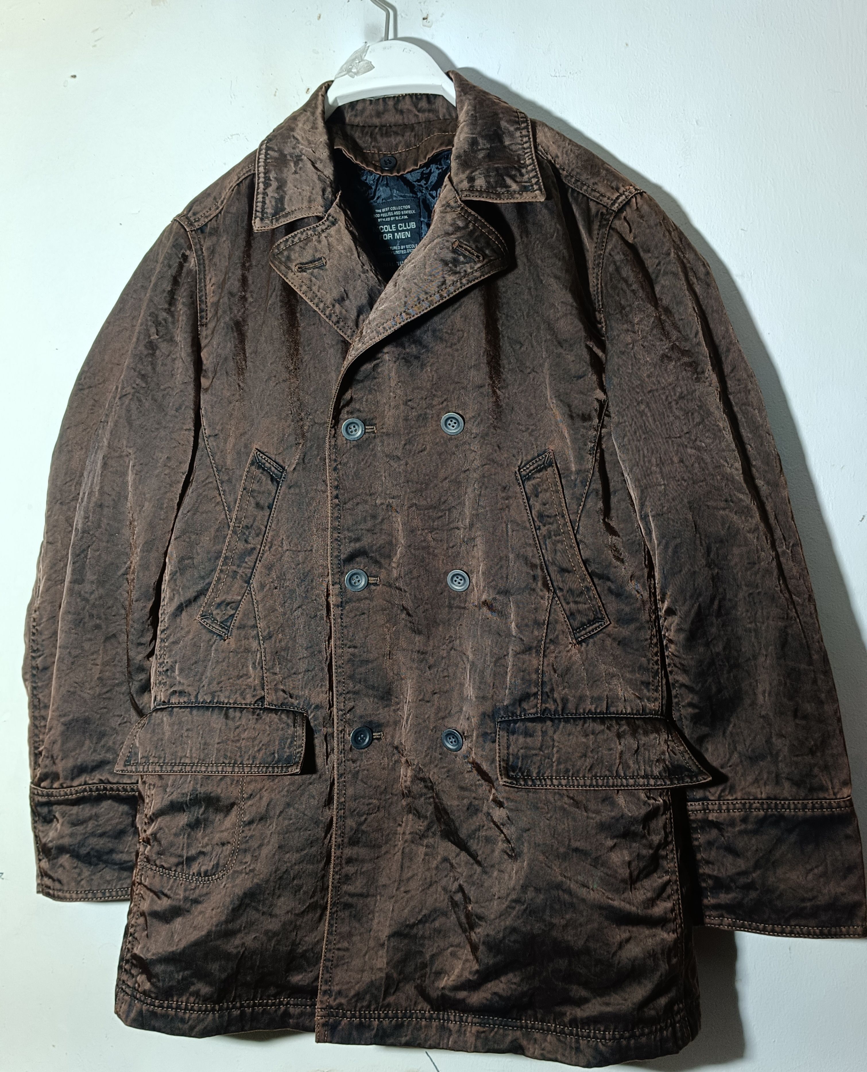 14th Addiction × Le Grande Bleu (L.G.B.) Japanese Y2K Nicole Club For Men Jacket Coat Size US L / EU 52-54 / 3 - 3 Thumbnail