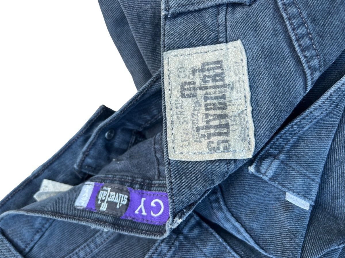 Levi's Vintage 1995 Levi’s Silvertab Faded Black Denim Baggy Jeans Size US 36 / EU 52 - 20 Thumbnail