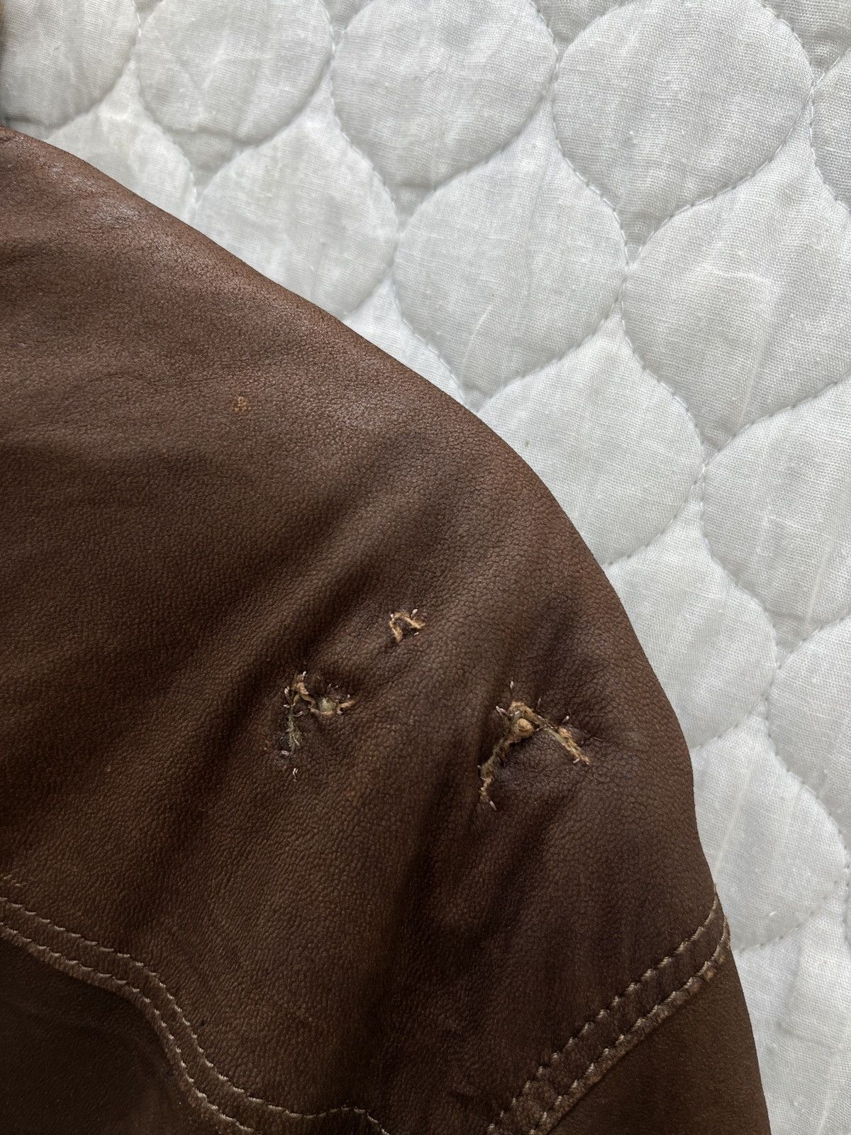 Genuine Leather 🔥🔥🔥STEALS VTG HIGH TRADITION FLAG LEATHER JACKET Size US M / EU 48-50 / 2 - 15 Thumbnail
