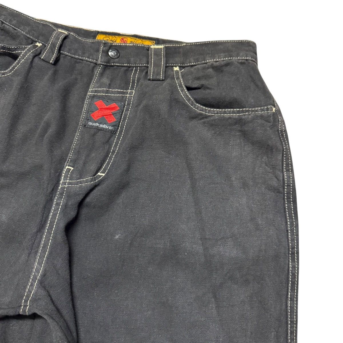 Quiksilver Vintage Quiksilver Denim Baggy Skater Pants Size US 31 - 5 Thumbnail