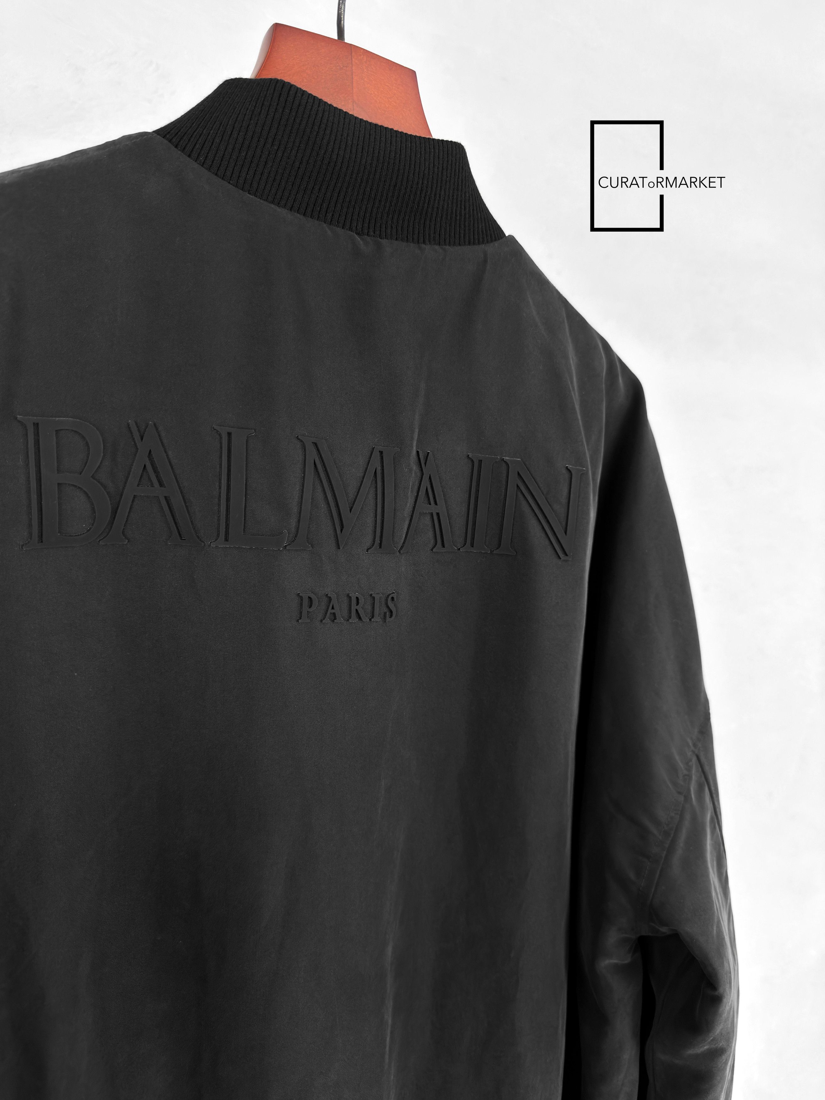 Balmain EU46 Relaxed Art Sky Print Reversible Embossed Logo Zip SS23 Size US S / EU 44-46 / 1 - 14 Thumbnail