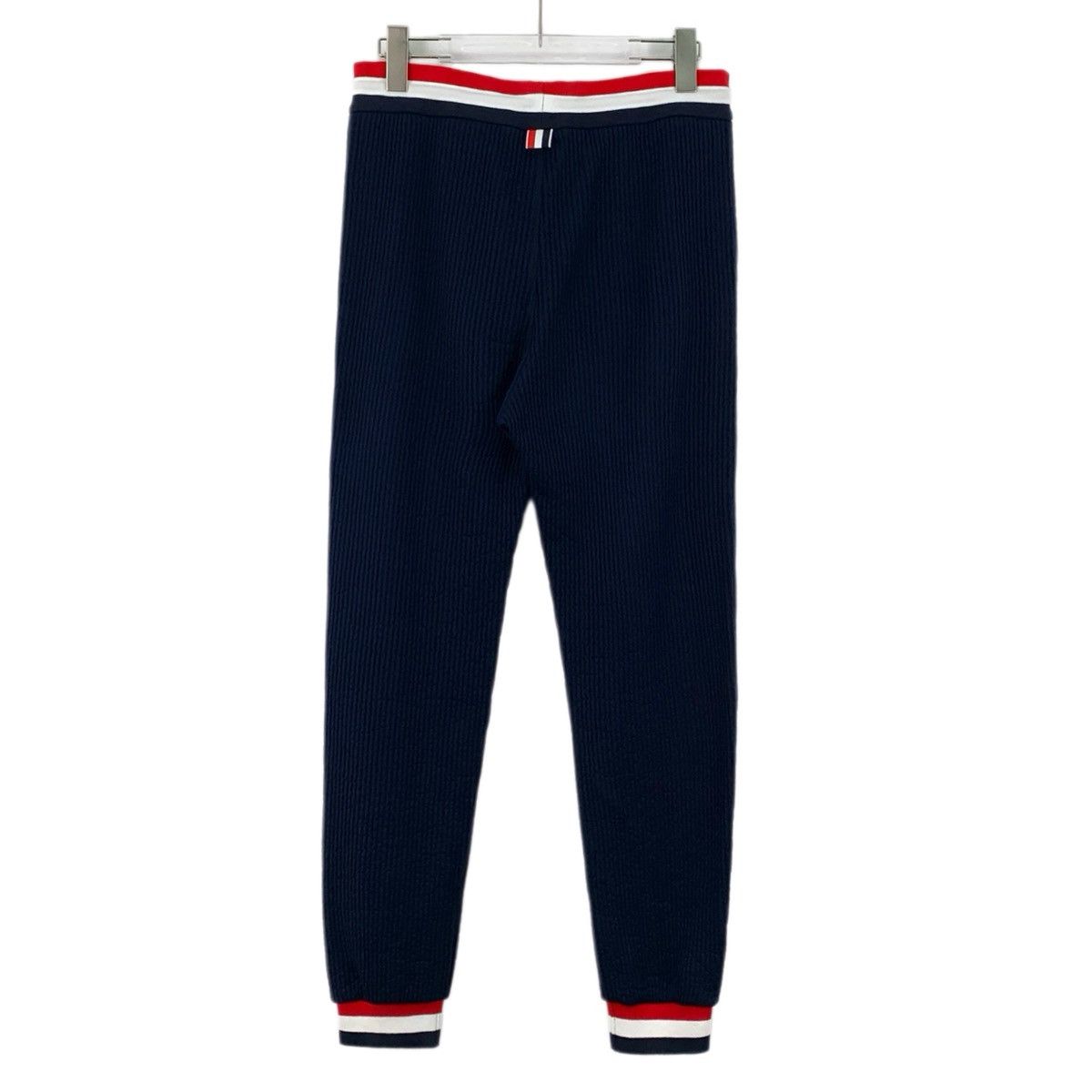Thom Browne Thom Browne Navy Striped Cotton l Casual Knit Pants K26WX Size 27" / US 4 / IT 40 - 2 Thumbnail