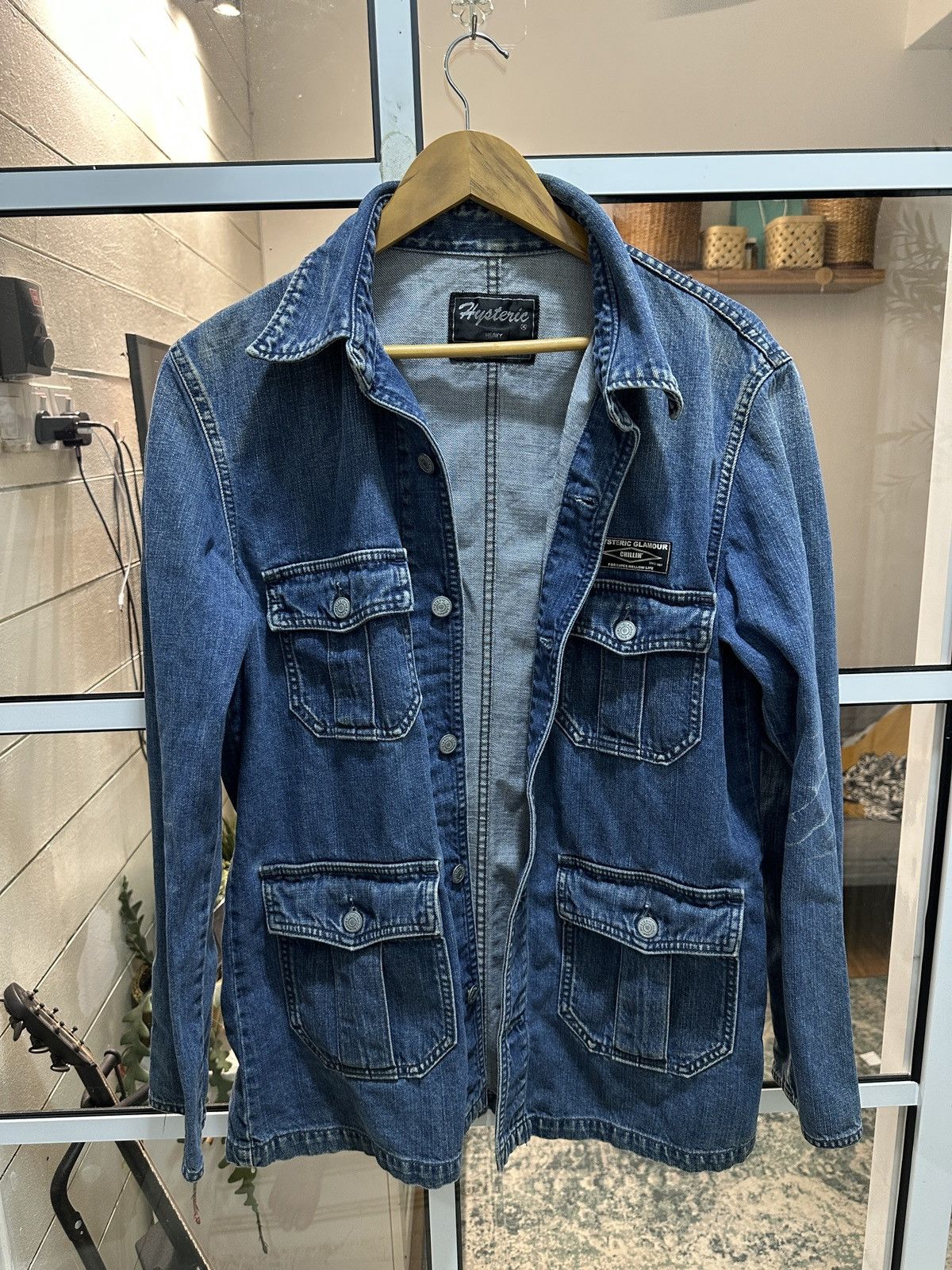 Hysteric Glamour Hysteric Glamour “Heavy” Multipocket Denim Jacket Size US M / EU 48-50 / 2 - 11 Thumbnail