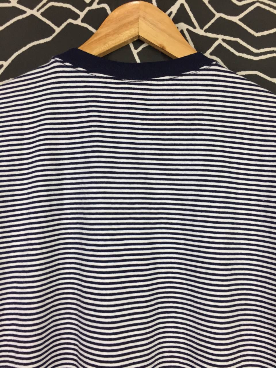 Champion × Vintage Vtg Champion Authentic Athletic Apparel Striped Tee Size US L / EU 52-54 / 3 - 7 Thumbnail
