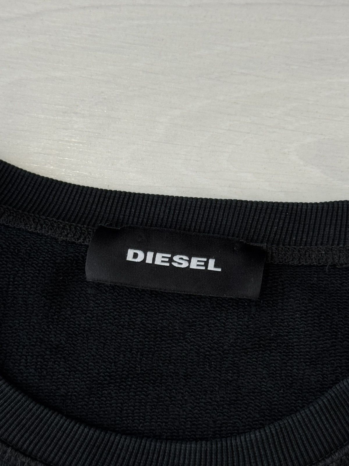 Diesel Y2K Diesel Crazy Leather Patchwork Punk Grunge Sweatshirt Size US M / EU 48-50 / 2 - 8 Thumbnail