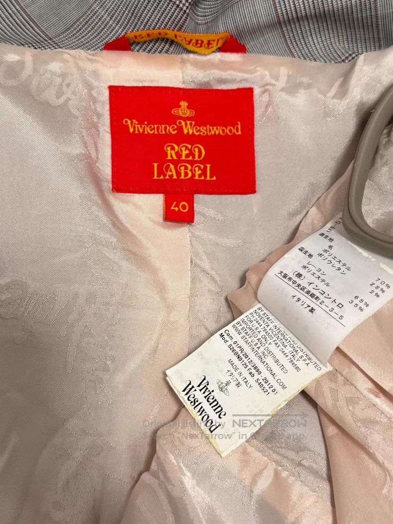 Vivienne Westwood Vivienne Westwood Vintage 3D Bud Collar Suit Jacket, Pleat Size S / US 4 / IT 40 - 9 Thumbnail