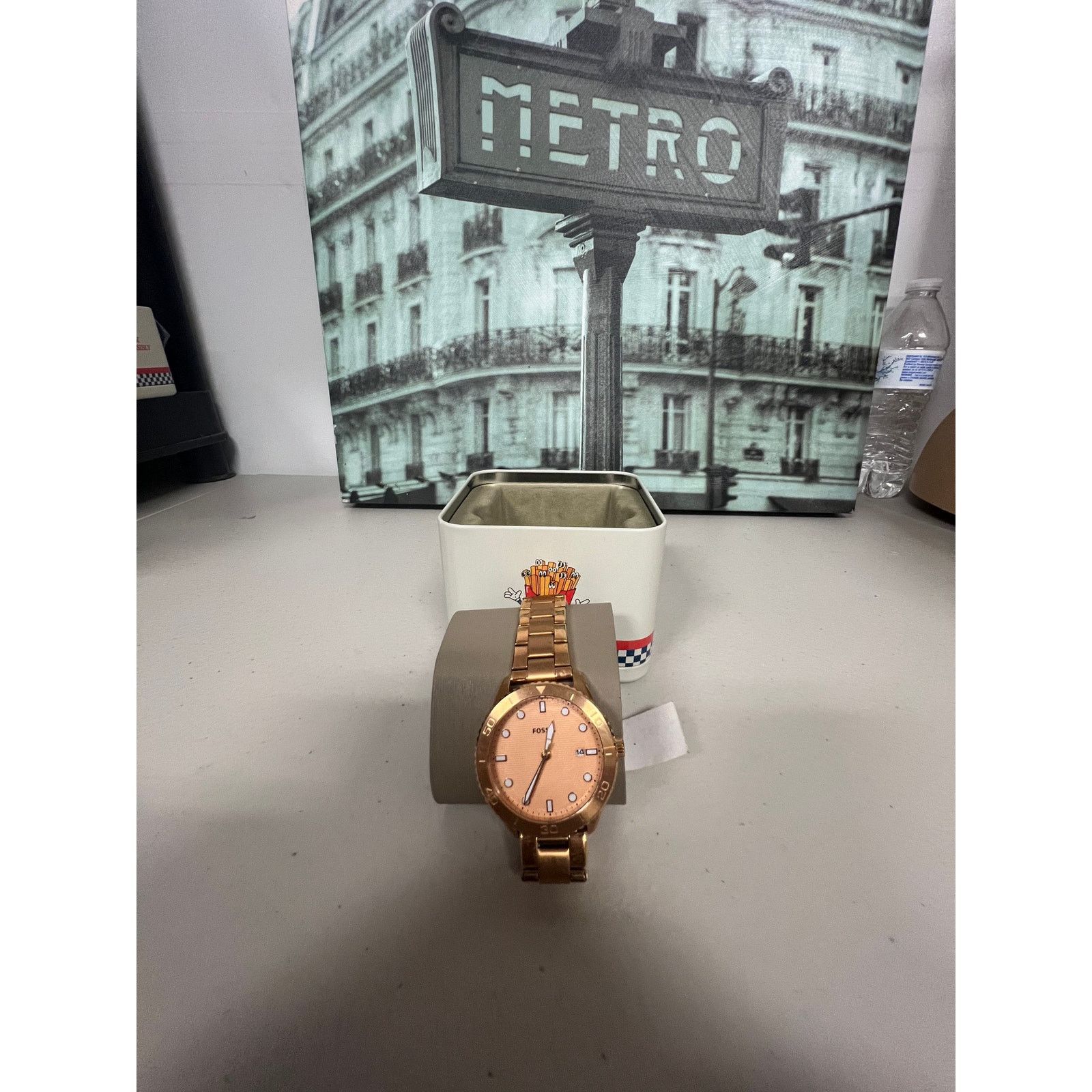 Fossil Fossil BQ3596 Rose Gold Watch, Stainless Steel Size ONE SIZE - 2 Thumbnail