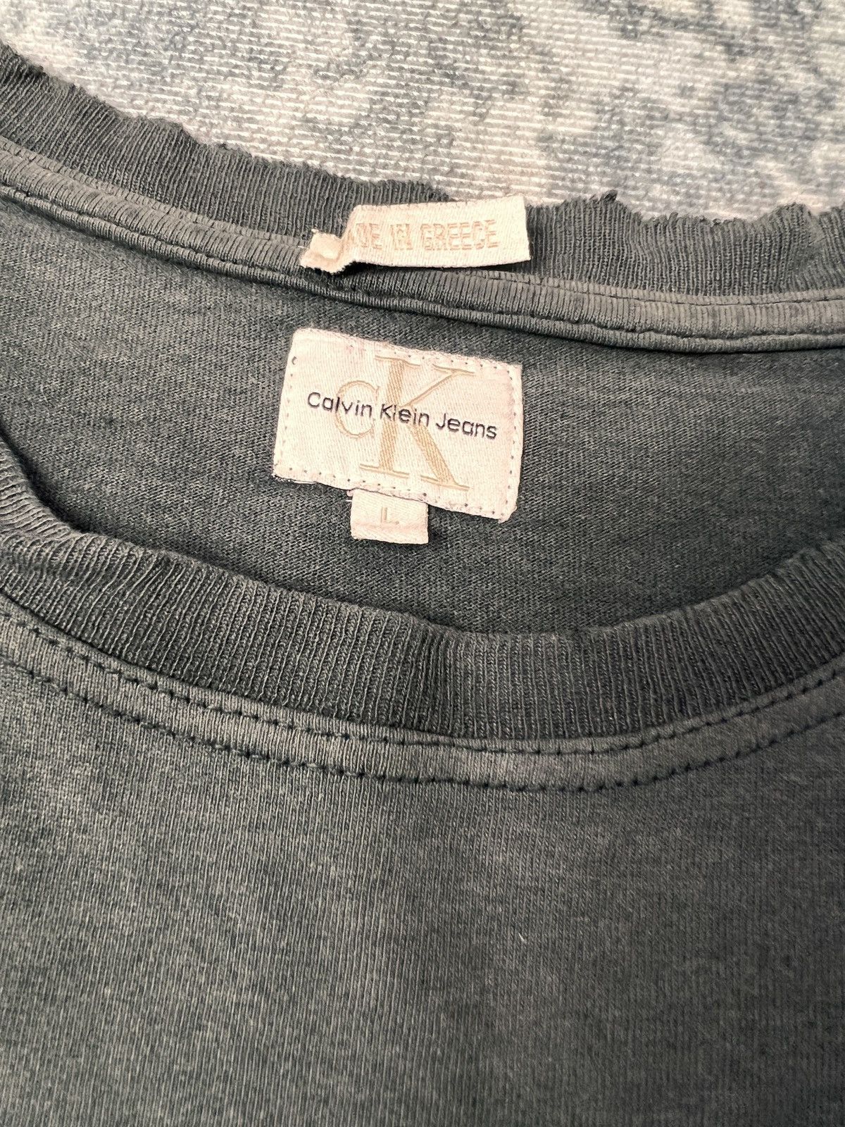 Calvin Klein 90’s Calvin Klein Lemon Cut Tshirt Size US L / EU 52-54 / 3 - 8 Thumbnail