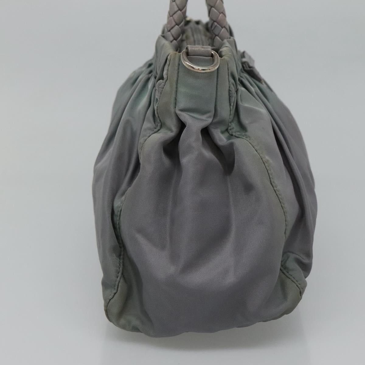 Prada PRADA Hand Bag Nylon Gray Size ONE SIZE - 4 Thumbnail