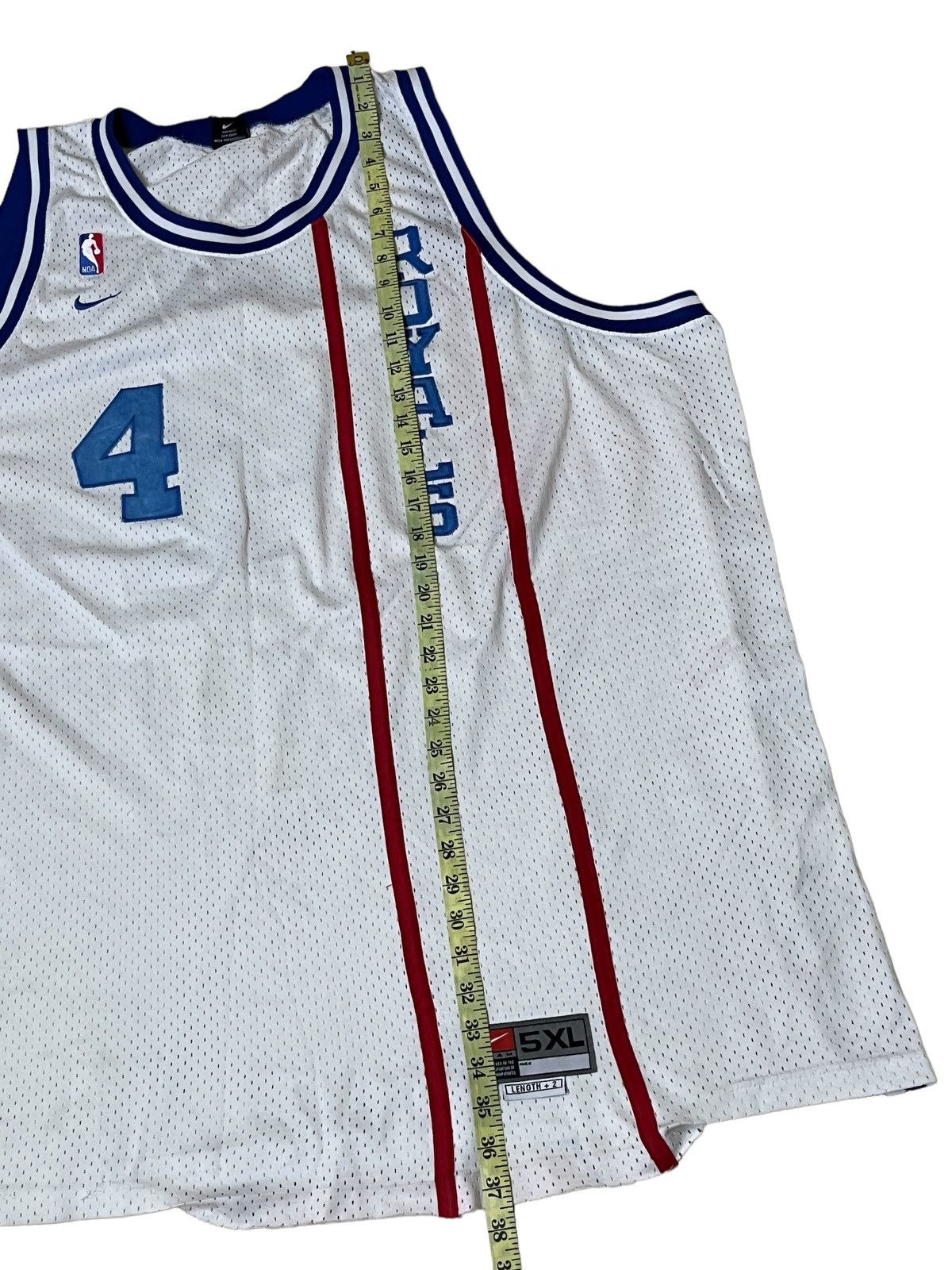 NBA × Nike × Supreme VINTAGE NIKE KANSAS CITY ROYALS “WEBBER #4” NBA 5XL JERSEY Size US XXL / EU 58 / 5 - 8 Thumbnail