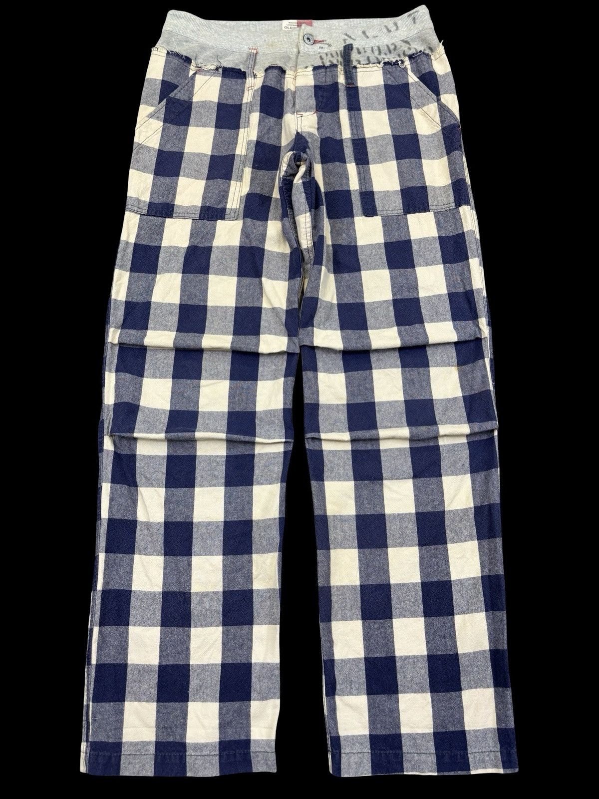 Japanese Brand 💥Hybrid💥Old Betty Baker Plaid Easy Pant K16 Size US 31 - 1 Thumbnail
