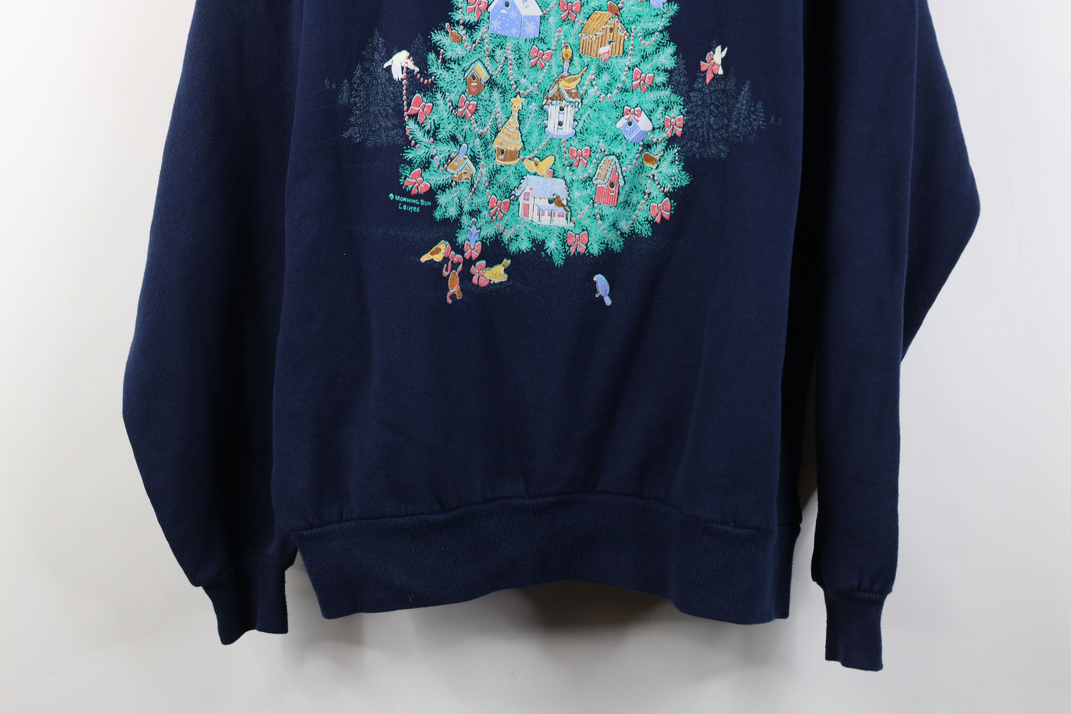 Vintage Vintage 90s Streetwear Christmas Tree Layered Sweatshirt USA Size L / US 10 / IT 46 - 3 Thumbnail