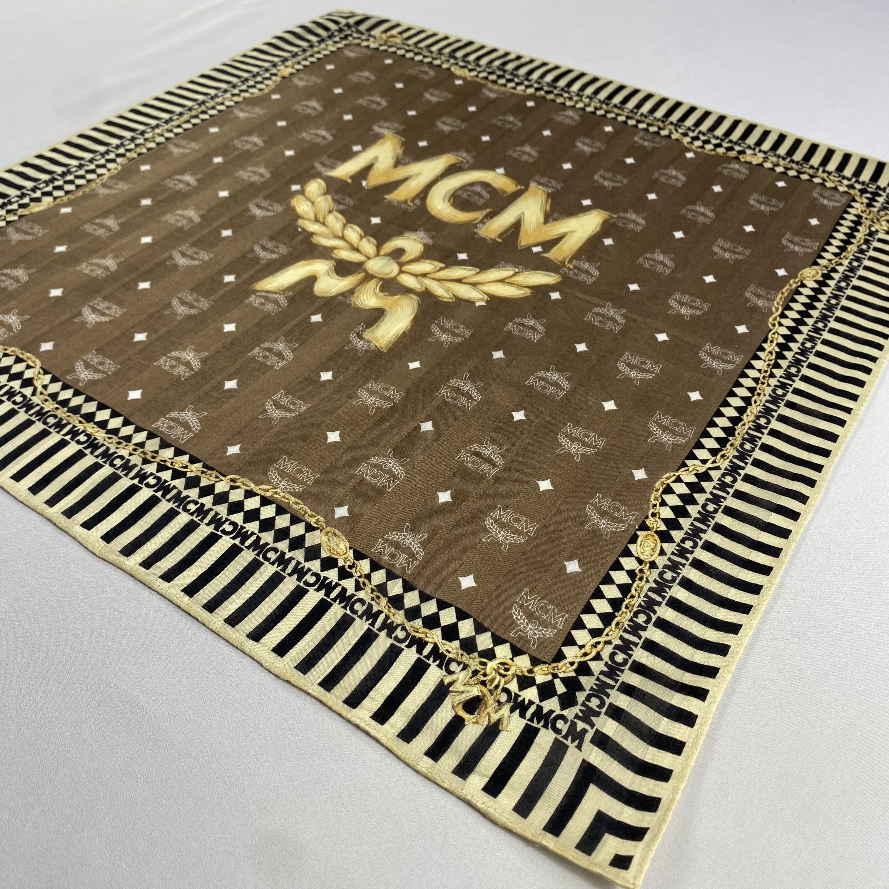 MCM × Vintage MCM Neckerchief / Bandana / Handkerchief-P784 Size ONE SIZE - 2 Thumbnail