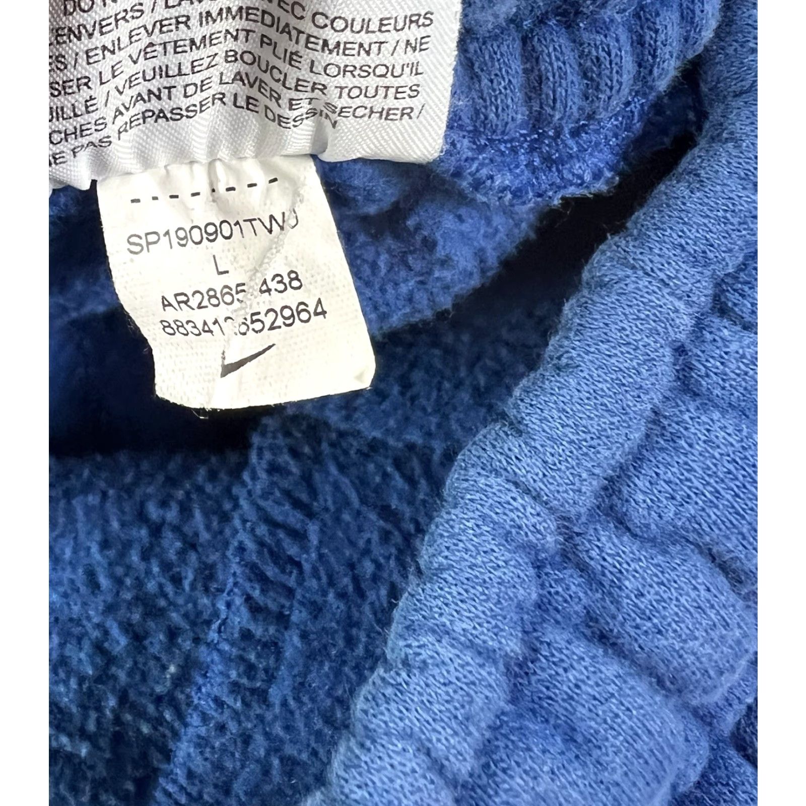 Nike VINTAGE Nike JDI Fleece Sweat Shorts Mens Blue L AR2865-438 Size US 33 - 6 Thumbnail