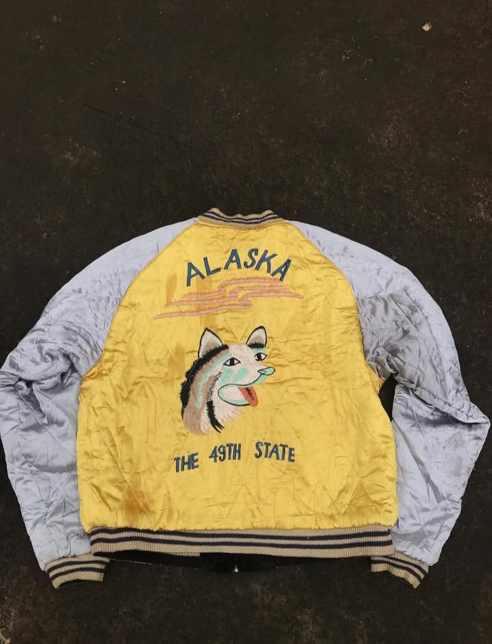 Toyo Enterprises Alaska Toyo Enterprise Sukajan Reversible Velvet Jacket Size US XL / EU 56 / 4 - 8 Thumbnail