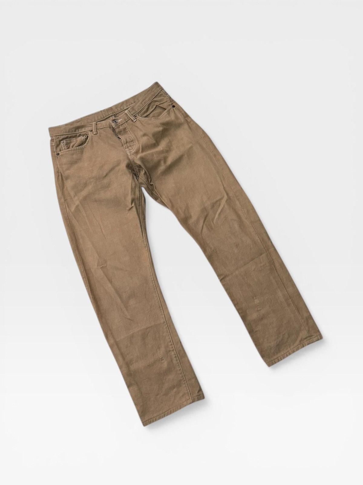 The Stronghold The Stronghold Selvedge Beige Denim Jeans Size US 34 / EU 50 - 5 Thumbnail