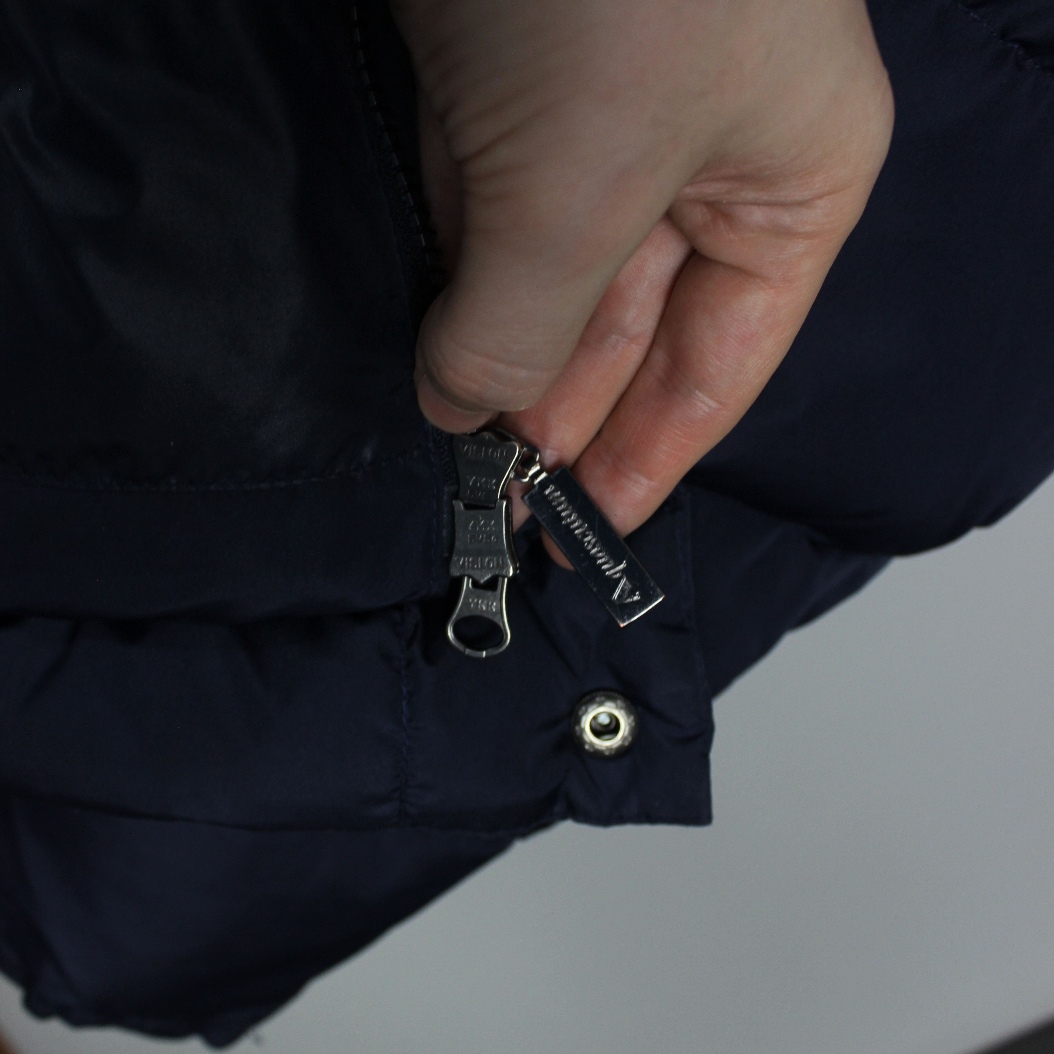 Aquascutum Aquascutum down jacket men puffer L navy blue Size US L / EU 52-54 / 3 - 7 Thumbnail