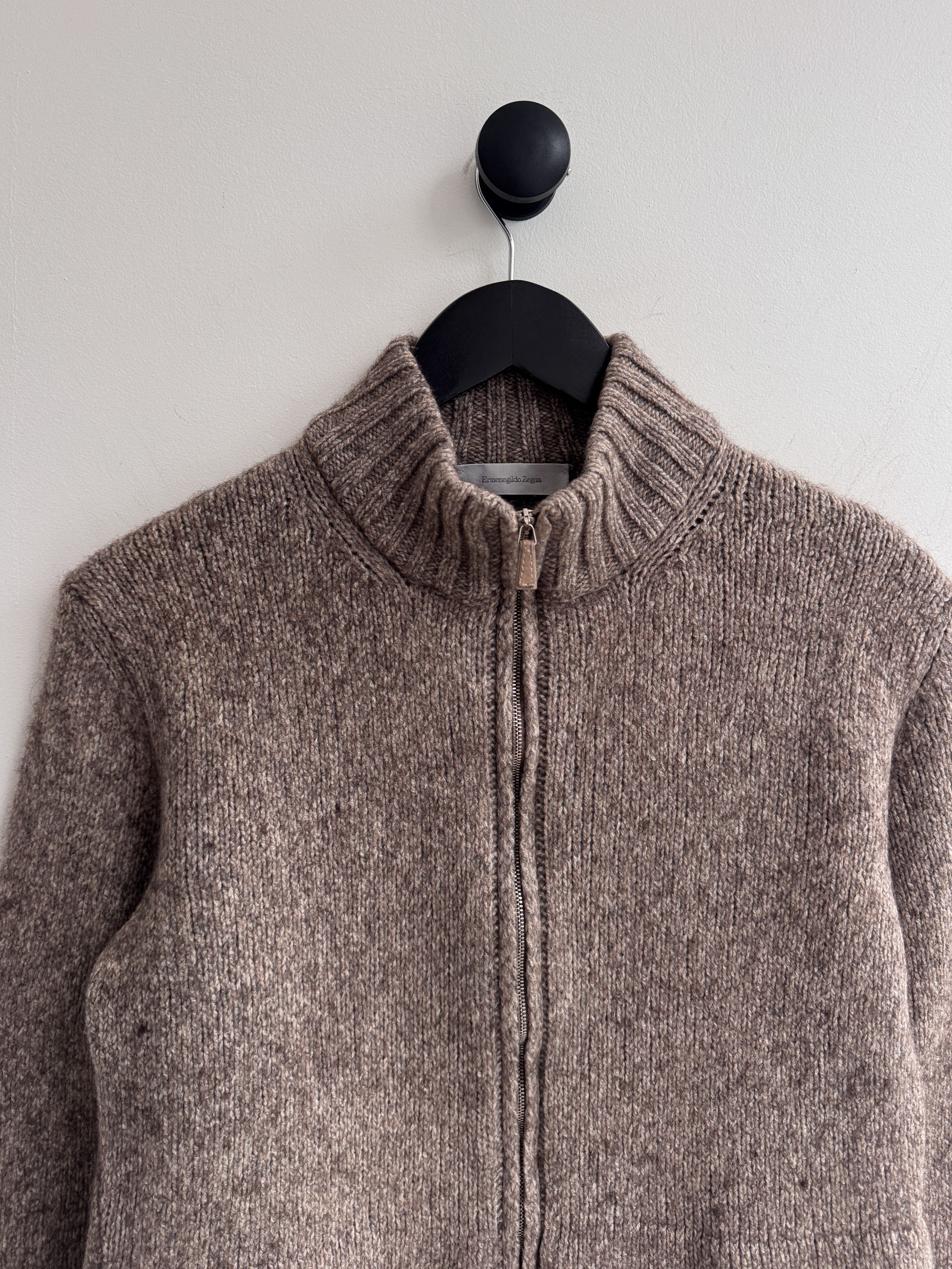 Ermenegildo Zegna Ermenegildo Zegna Full Zip Wool Sweater Size M / US 6-8 / IT 42-44 - 3 Thumbnail