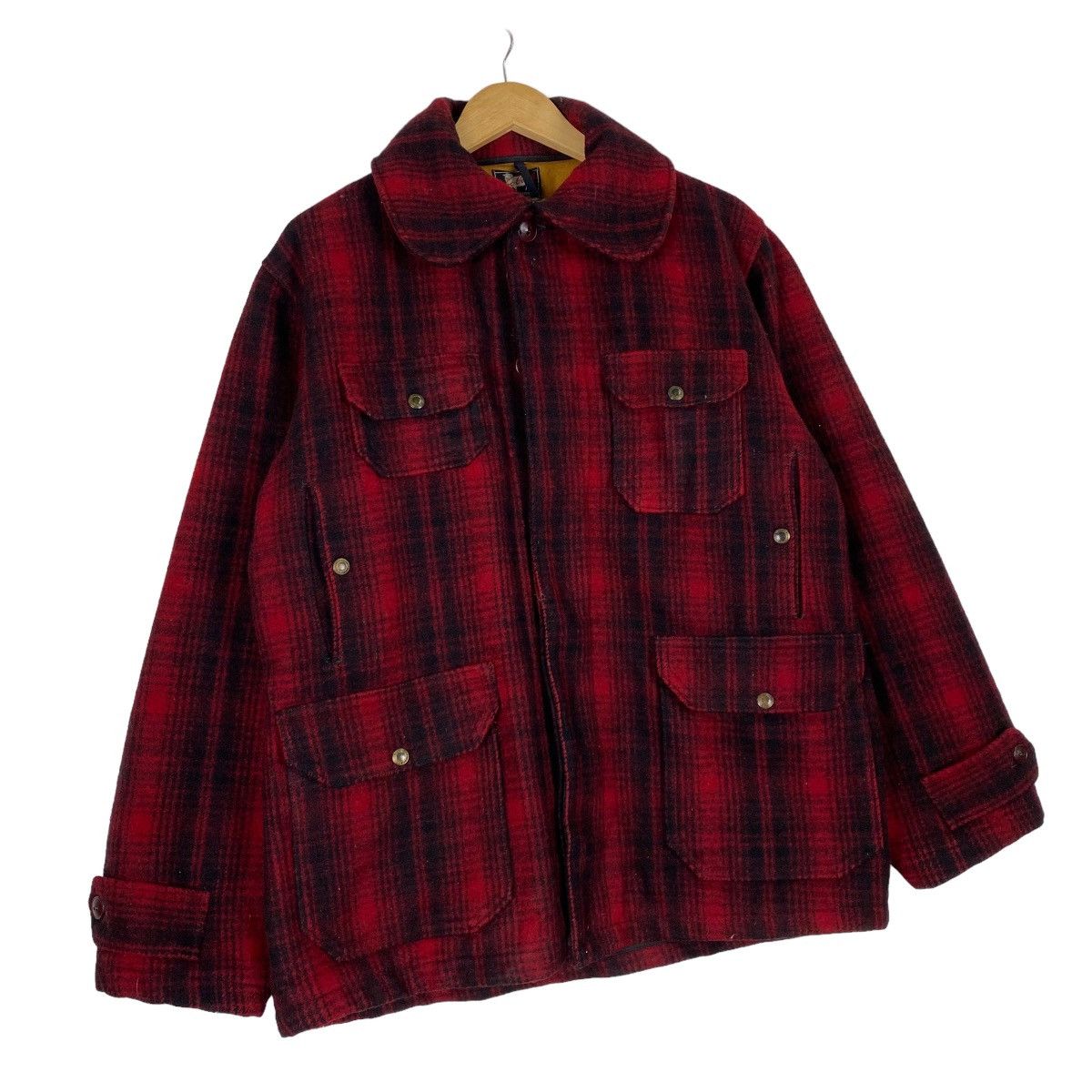 Woolrich Woolen Mills Vintage 90s Woolrich Woolen Mills Mackinaw Tartan Jacket Size US L / EU 52-54 / 3 - 3 Thumbnail