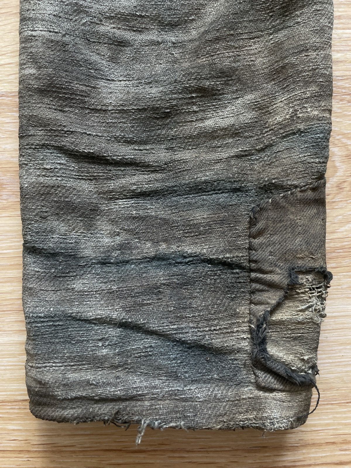Vintage 1890-1910 Shepherds Pants (hemp + linen Shuttle loom woven) Size US 34 / EU 50 - 15 Thumbnail