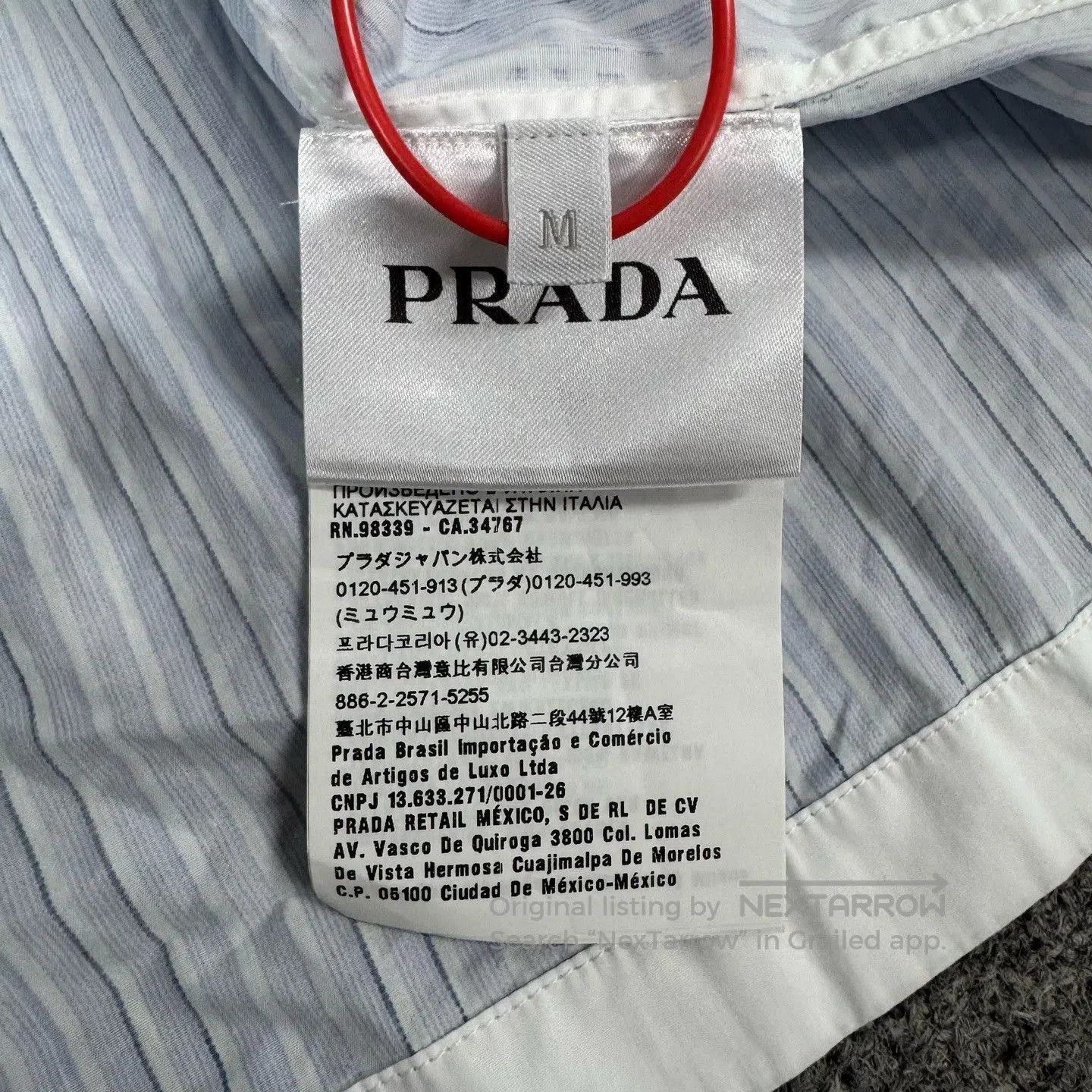 Prada Prada Blue White Striped Short. Size US M / EU 48-50 / 2 - 9 Thumbnail