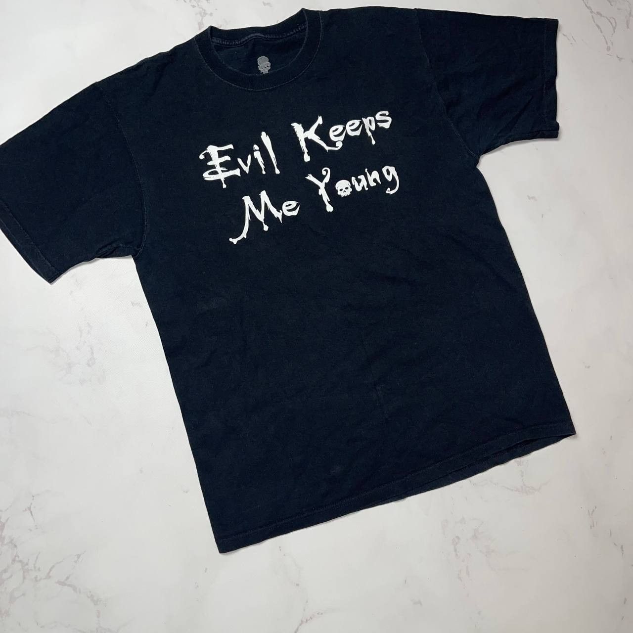 Vintage Evil Keeps Me Young Villain Motto Artist Ray VanTilburg XL Size US XL / EU 56 / 4 - 3 Thumbnail