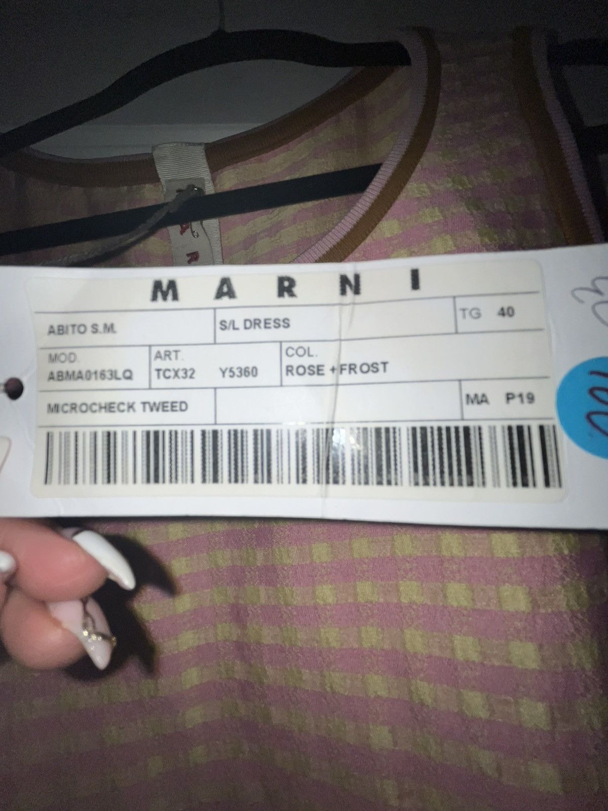 Marni Marni Check Dress Size S / US 4 / IT 40 - 3 Thumbnail
