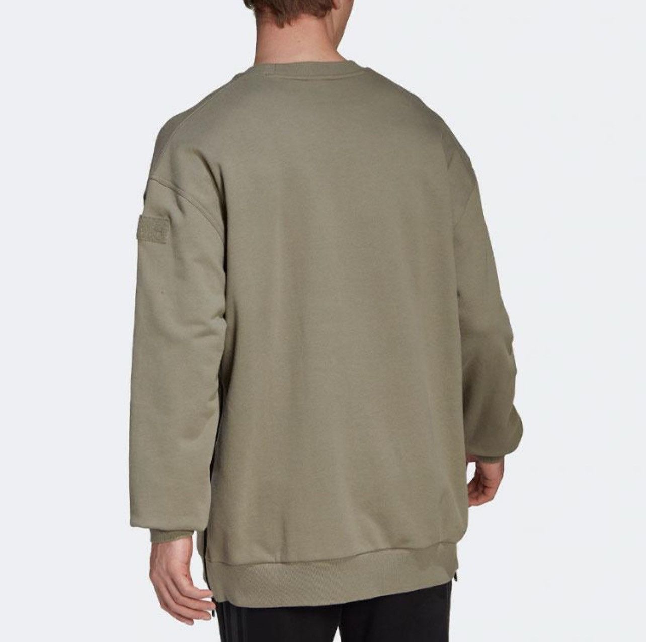 Adidas Men's adidas sweatshirt Loose Pullover Gray Brown oversize Size US L / EU 52-54 / 3 - 15 Thumbnail