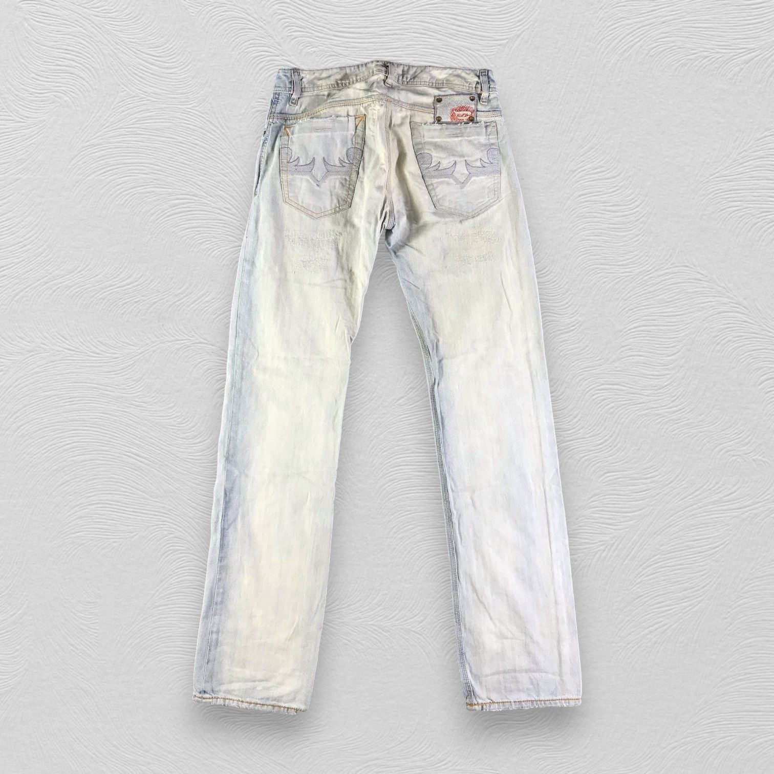 Diesel Diesel Jeans Faded Blue Denim KJ2467 Size US 30 / EU 46 - 2 Thumbnail