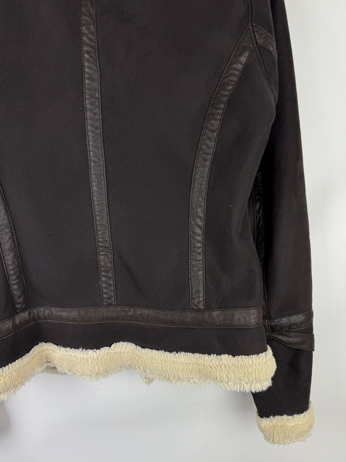Armani Armani Jeans Ladies Faux Fur Aviator Y2K Bomber Jacket Size M / US 6-8 / IT 42-44 - 18 Thumbnail