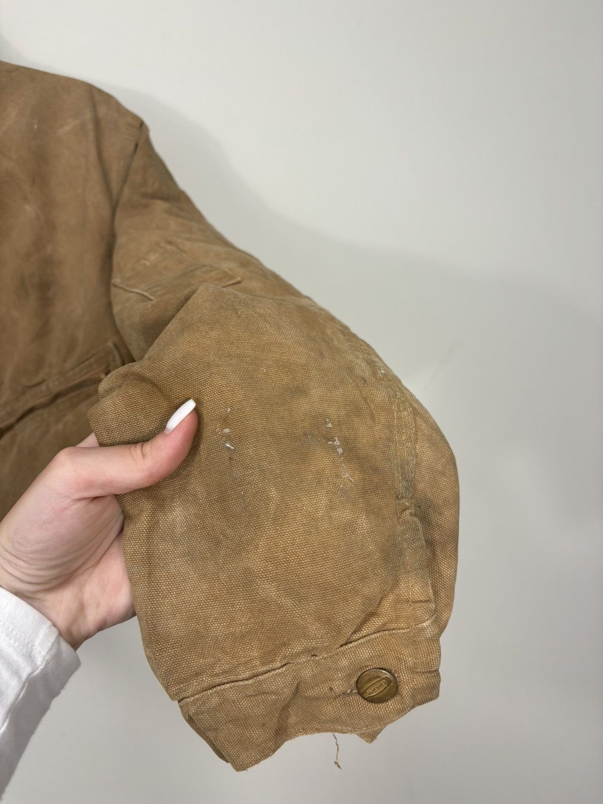 Carhartt Vintage Carhartt USA 80s Faded Boxy Cropped Detroit Jacket Size US M / EU 48-50 / 2 - 7 Thumbnail