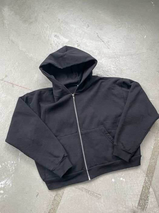 HF16 - Heavy Fleece Cropped Zip-Up Hoodie (Piece Dye) – Los