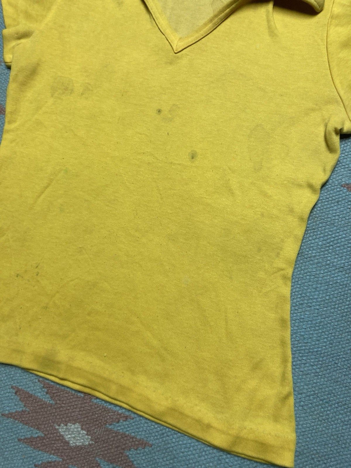 Vintage Vintage 70s polo shirt open neck women’s medium? Baby tee Size M / US 6-8 / IT 42-44 - 3 Thumbnail