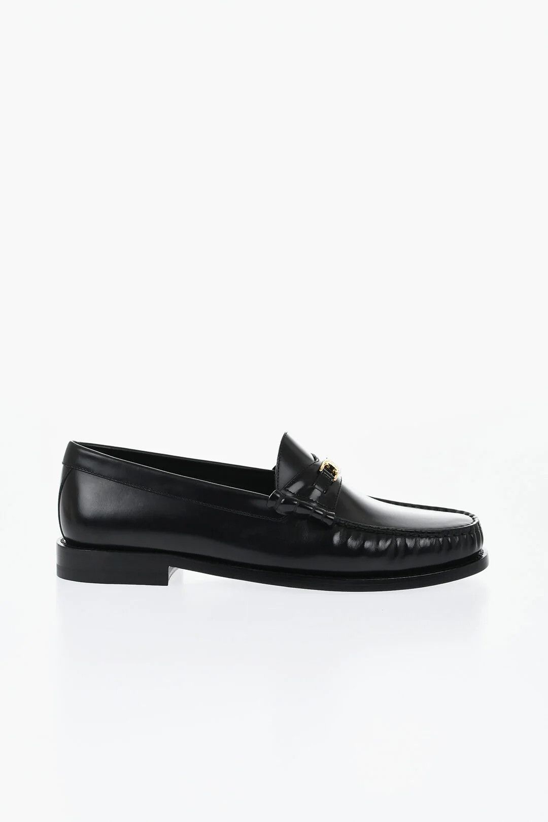 Celine og1mm0426 Brushed Leather Loafers in Black Size US 7 / EU 40 - 1 Thumbnail