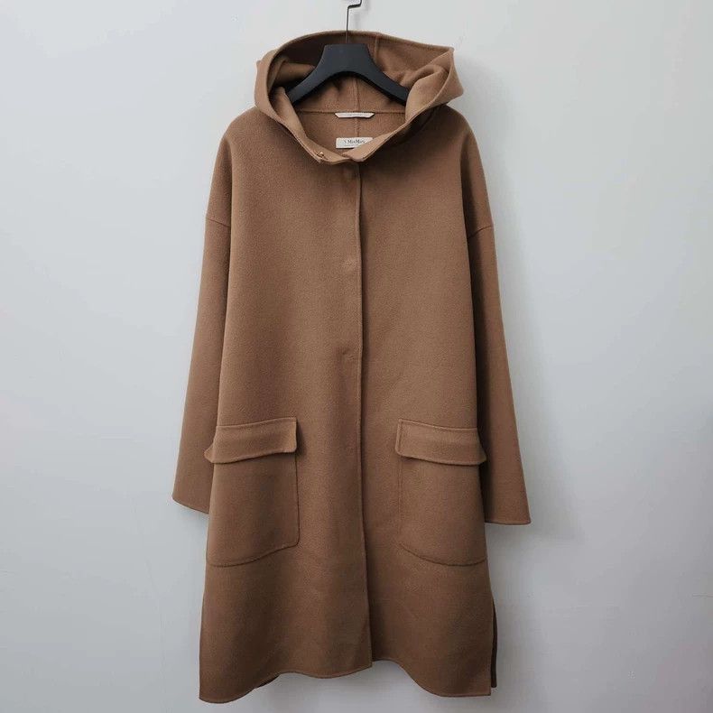 Max Mara Max Mara Pure wool hooded coat Size M / US 6-8 / IT 42-44 - 1 Thumbnail