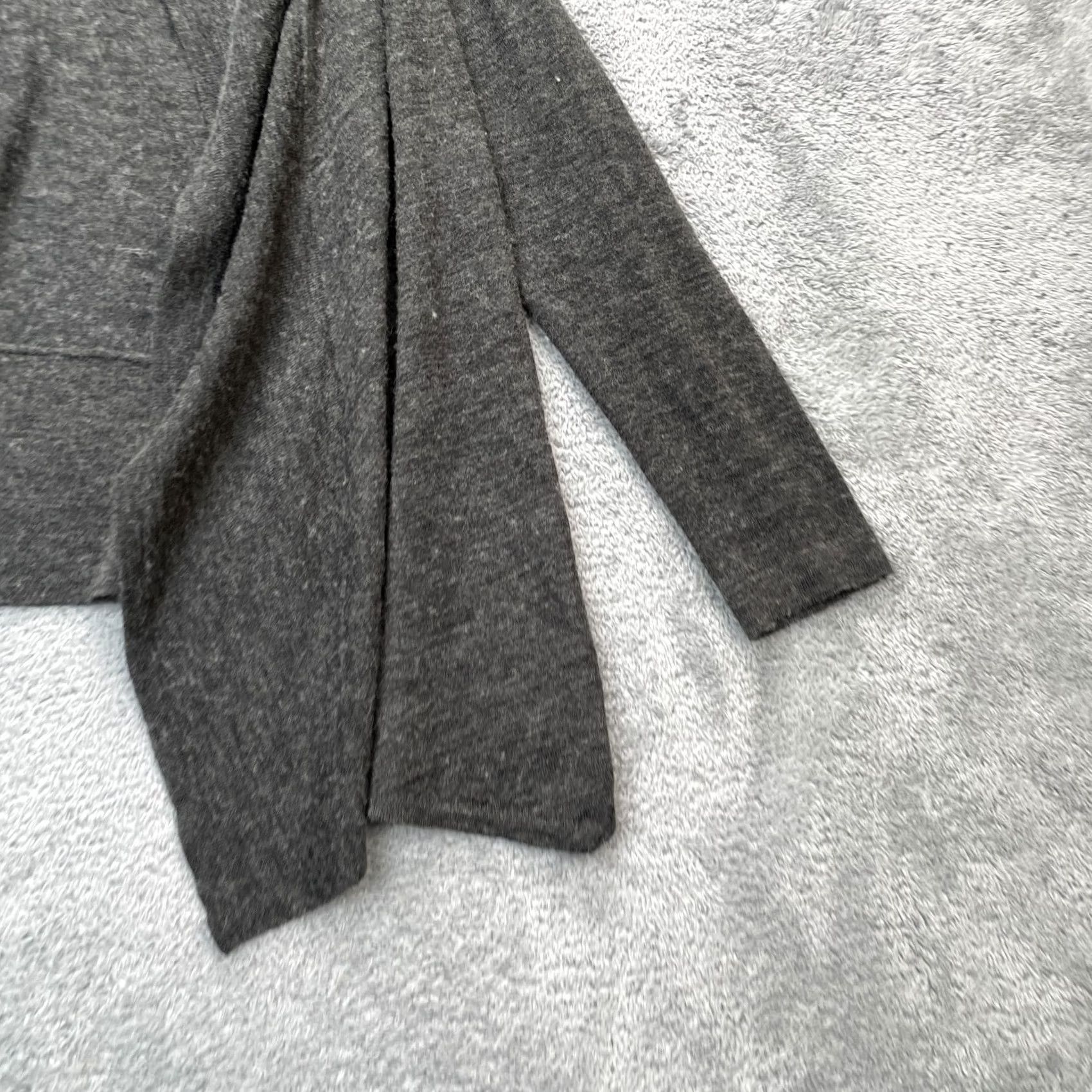 Eddie Bauer Eddie Bauer Sweater Womens XL Gray Cardigan Wool Blend Asymmetrical Knit Open Collarless Size XL / US 12-14 / IT 48-50 - 4 Thumbnail