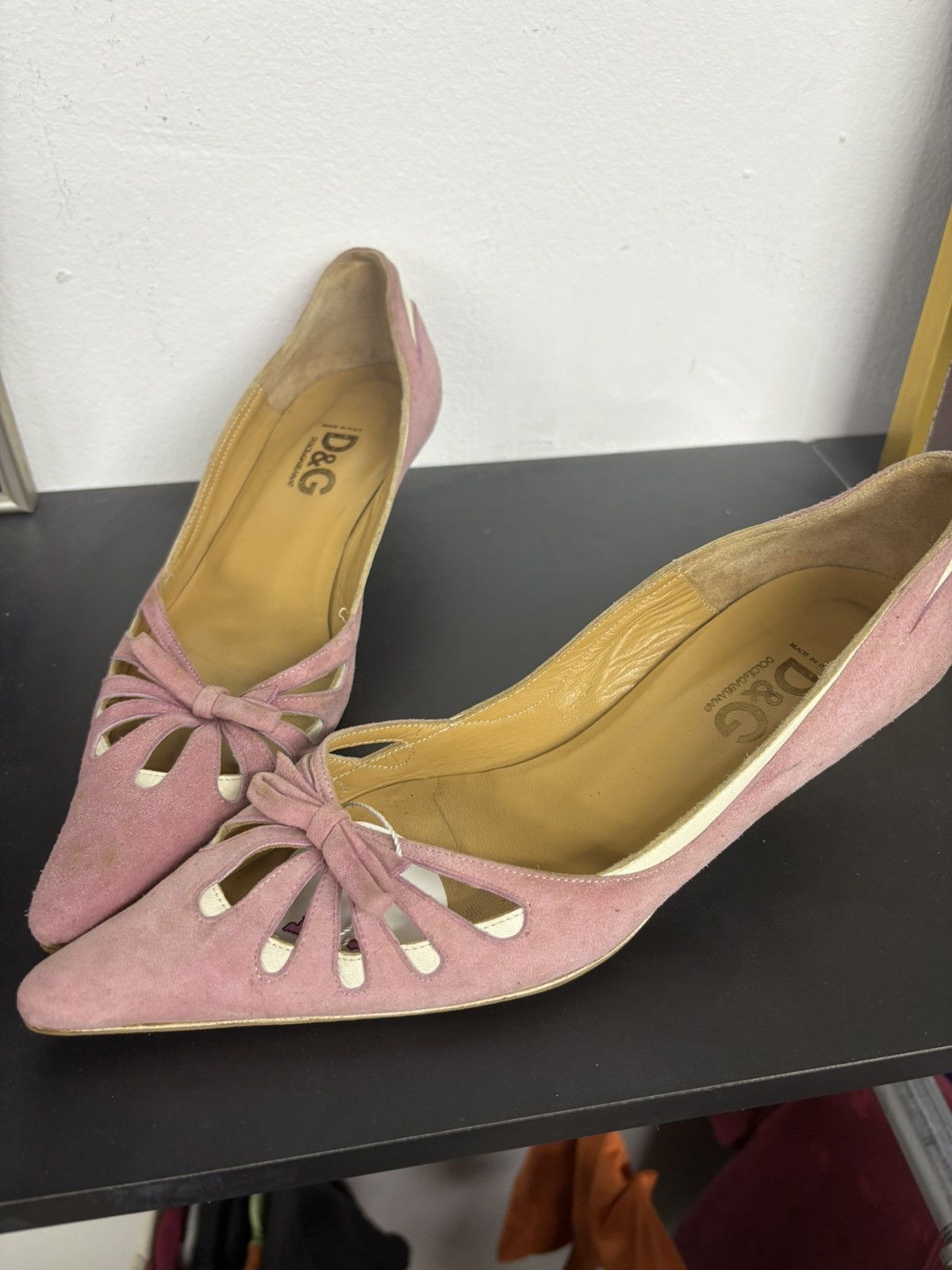 Dolce & Gabbana 🚨 RARE Suede Dolce Gabbana D&G vintage heels 36 1/2 Size US 6.5 / IT 36.5 - 7 Thumbnail