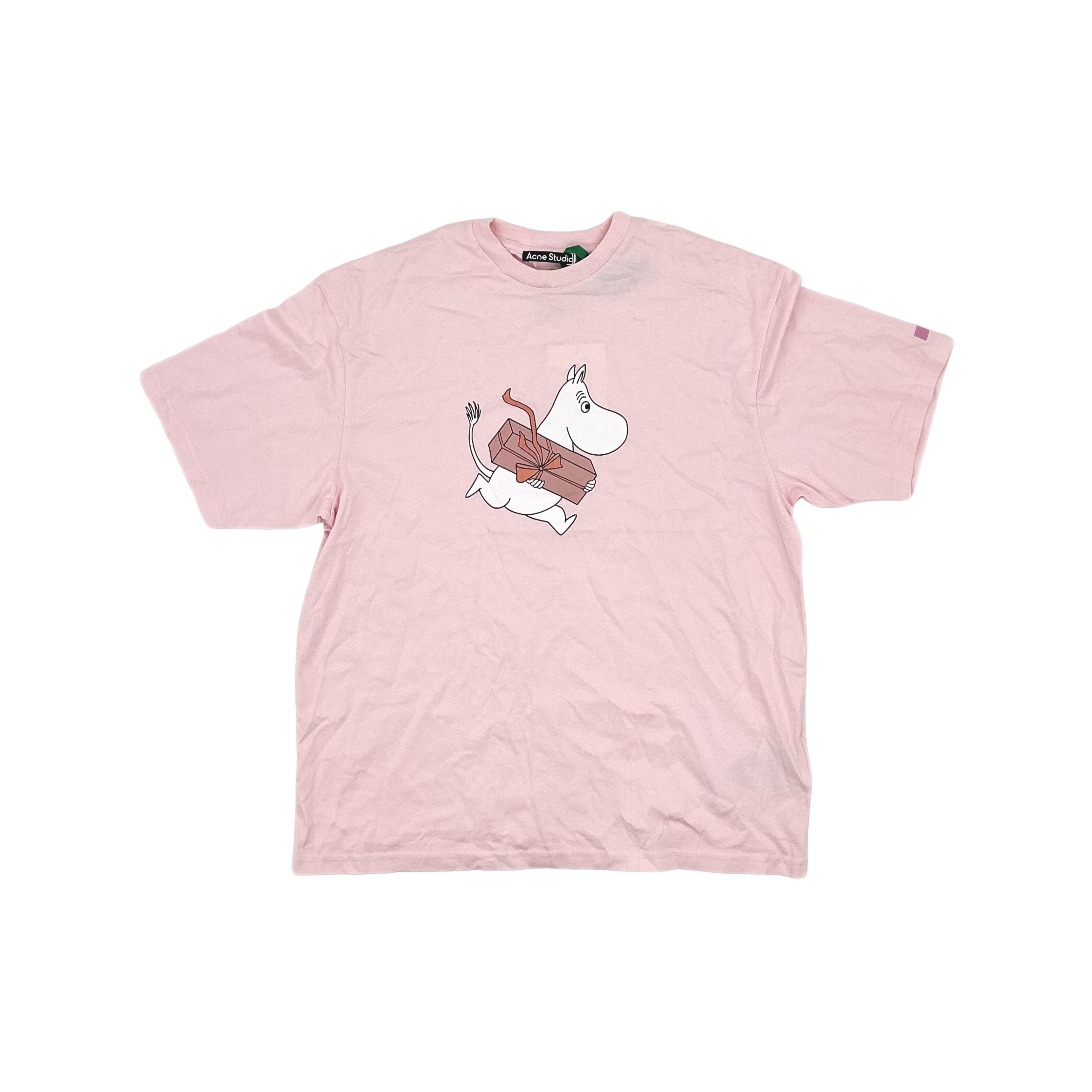 Acne Studios Acne Studios x Moomin Graphic T-Shirt Pink M Size US M / EU 48-50 / 2 - 1 Thumbnail