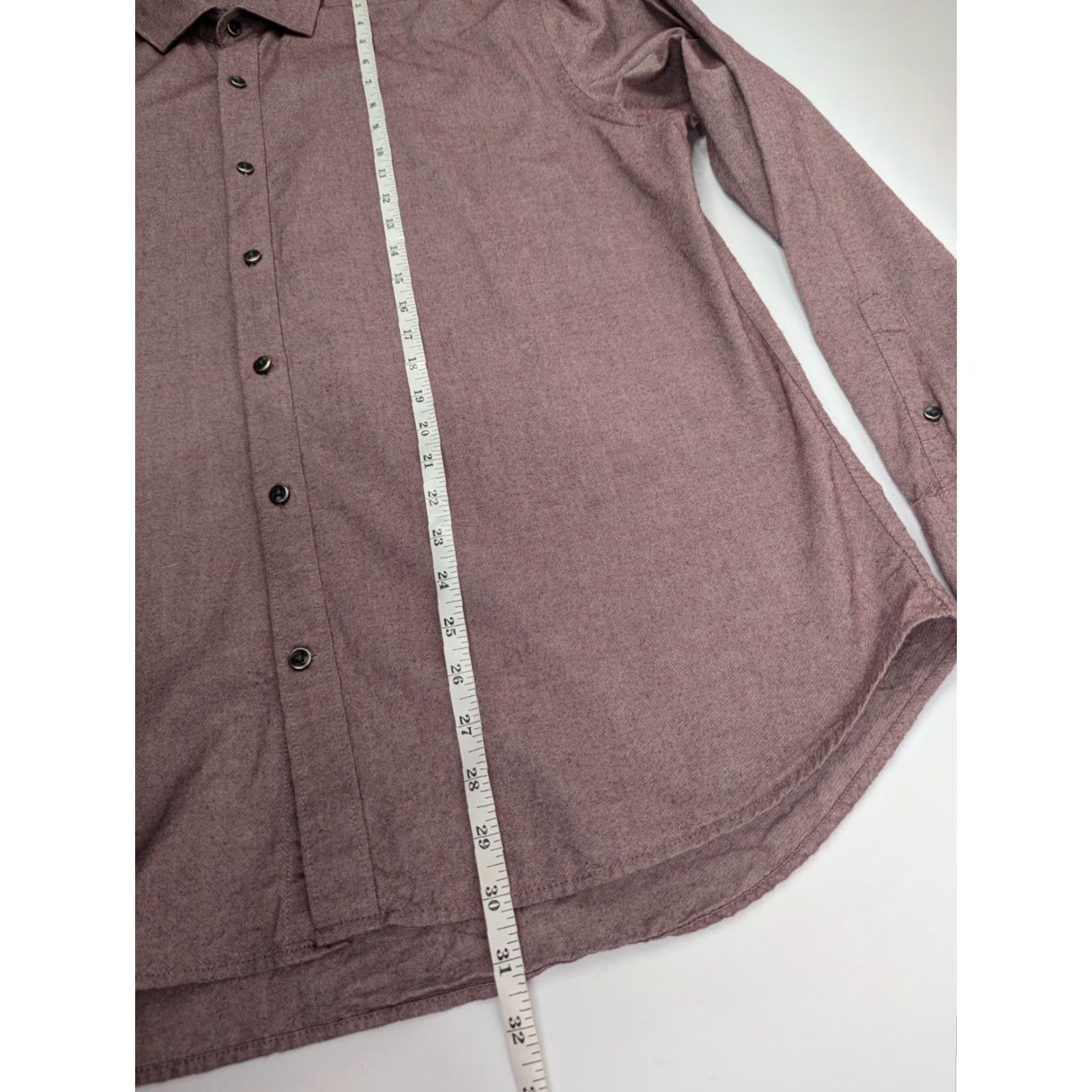 Vintage James Campbell Men's Red Chambray Long Sleeve Button Up Shirt XL Size Size US XL / EU 56 / 4 - 5 Thumbnail