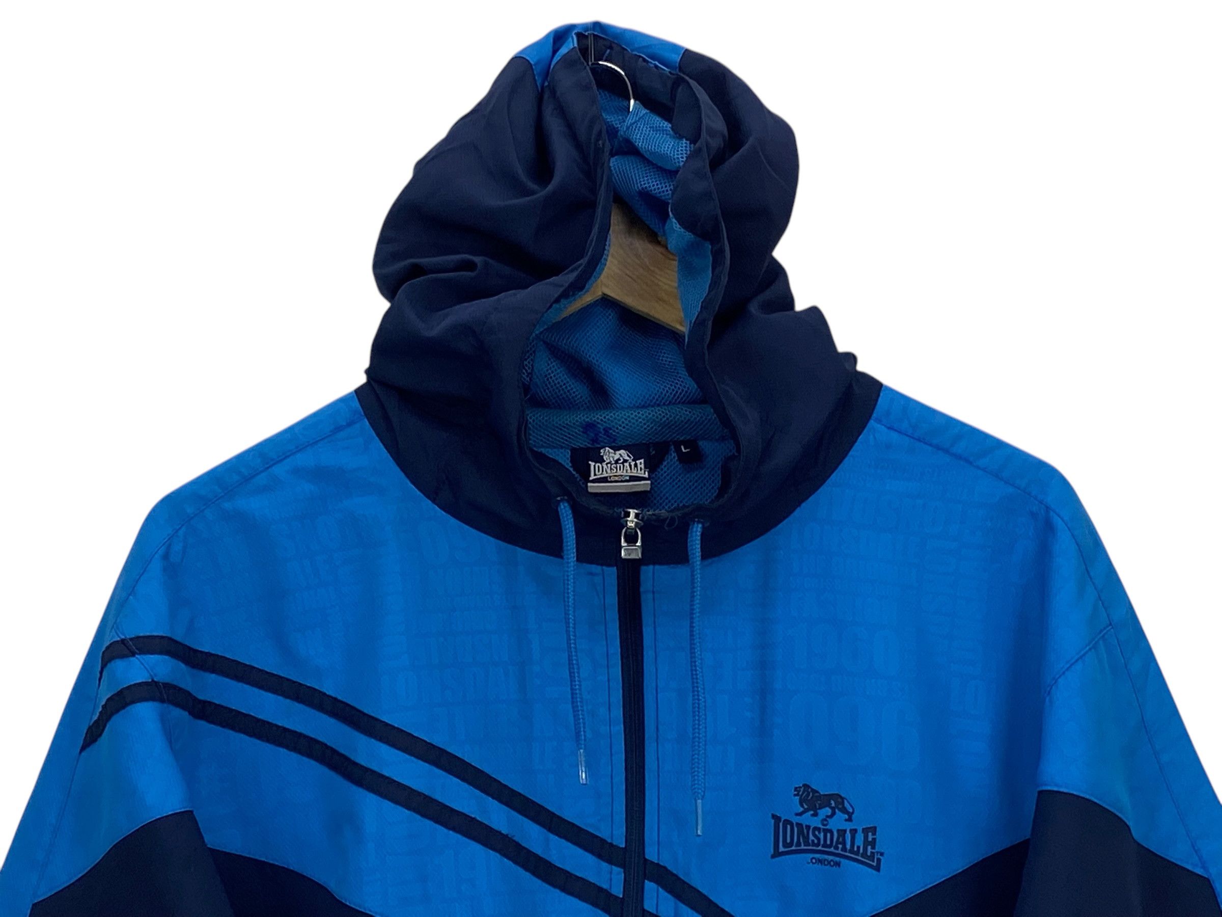 Lonsdale Vintage Londsdale Track Jacket Retro Sportswear Zip-Up Size US L / EU 52-54 / 3 - 3 Thumbnail