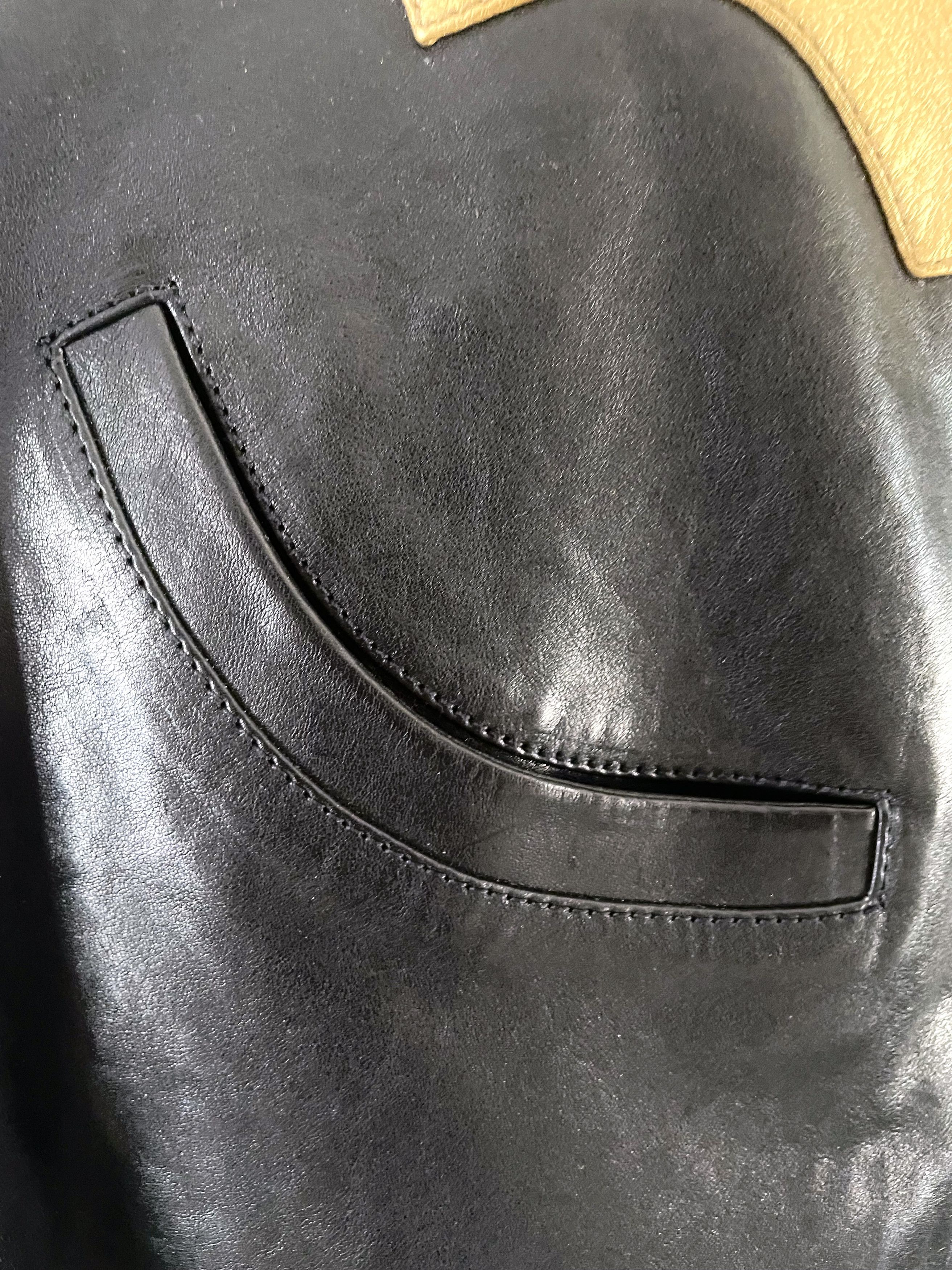 Hedi Slimane × Saint Laurent Paris GRAIL SS15 PSYCH ROCK CIRCUS WESTERN OILED CALFSKIN JACKET Size US M / EU 48-50 / 2 - 6 Thumbnail