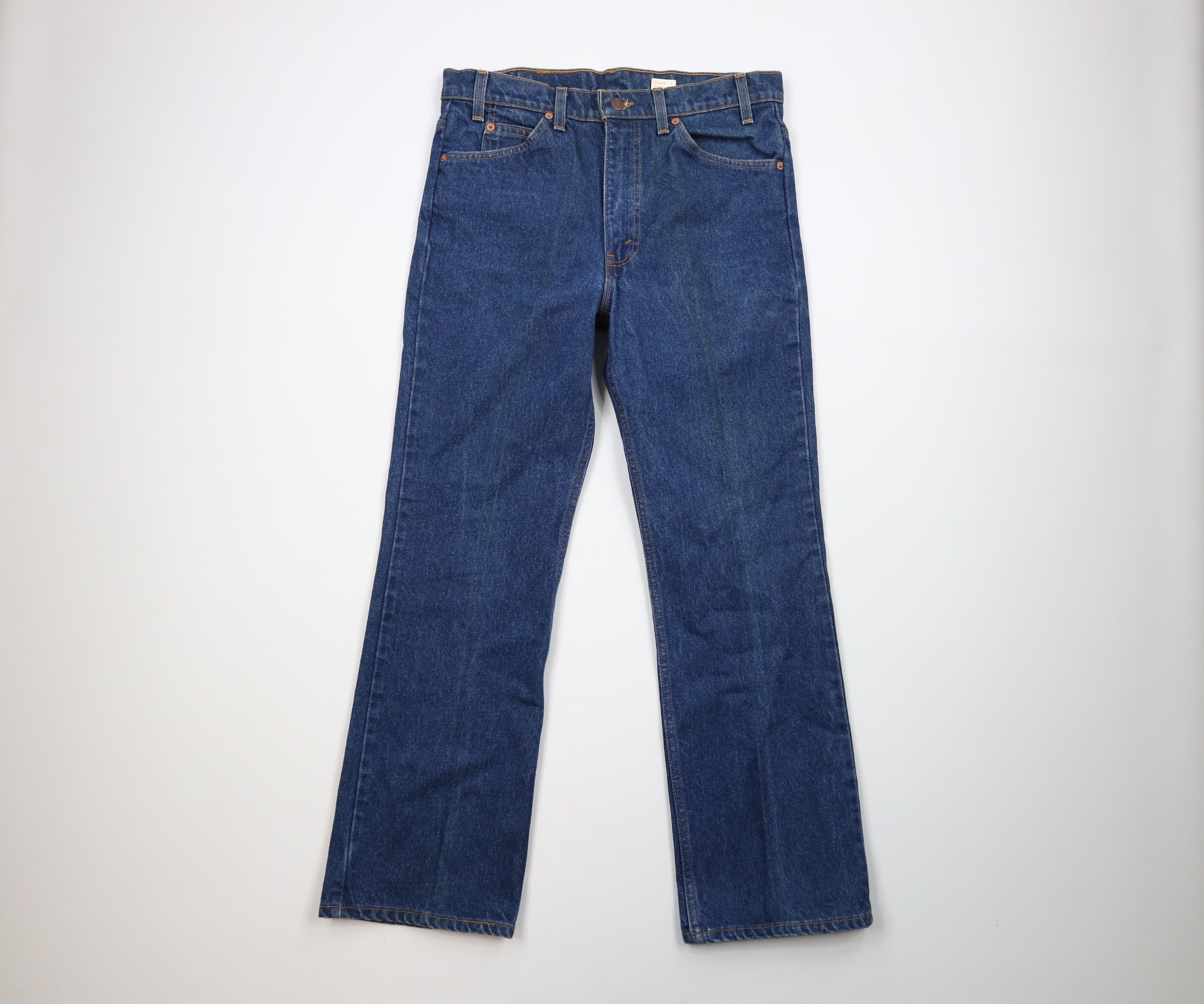 Vintage 90s Levis 517 Orange Tab Flared Bootcut Jeans USA